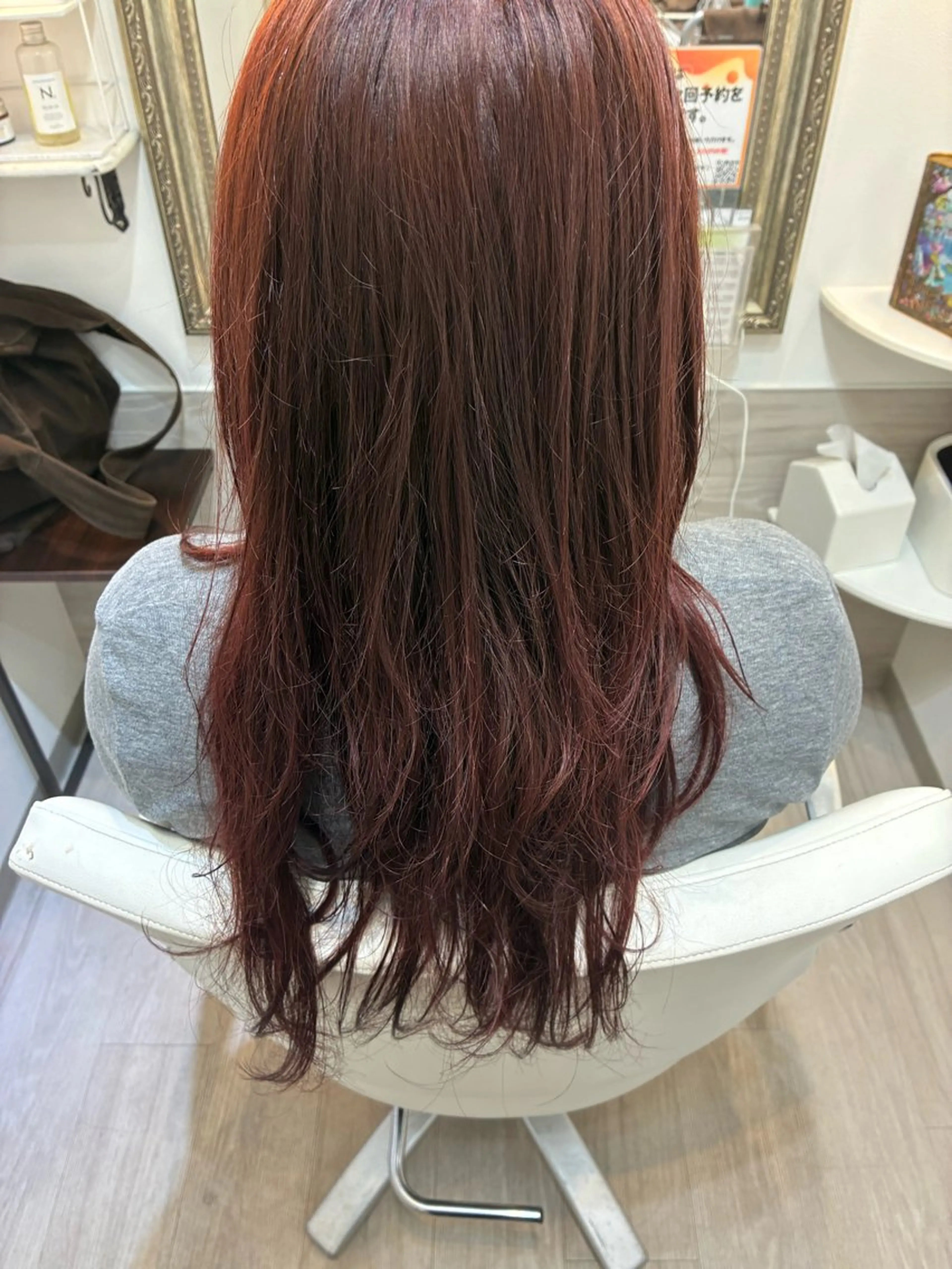 セミロング カラー ヘアカラー トリートメント ✨透明感カラー✨ ☘️くすみカラー☘️のヘアスタイル