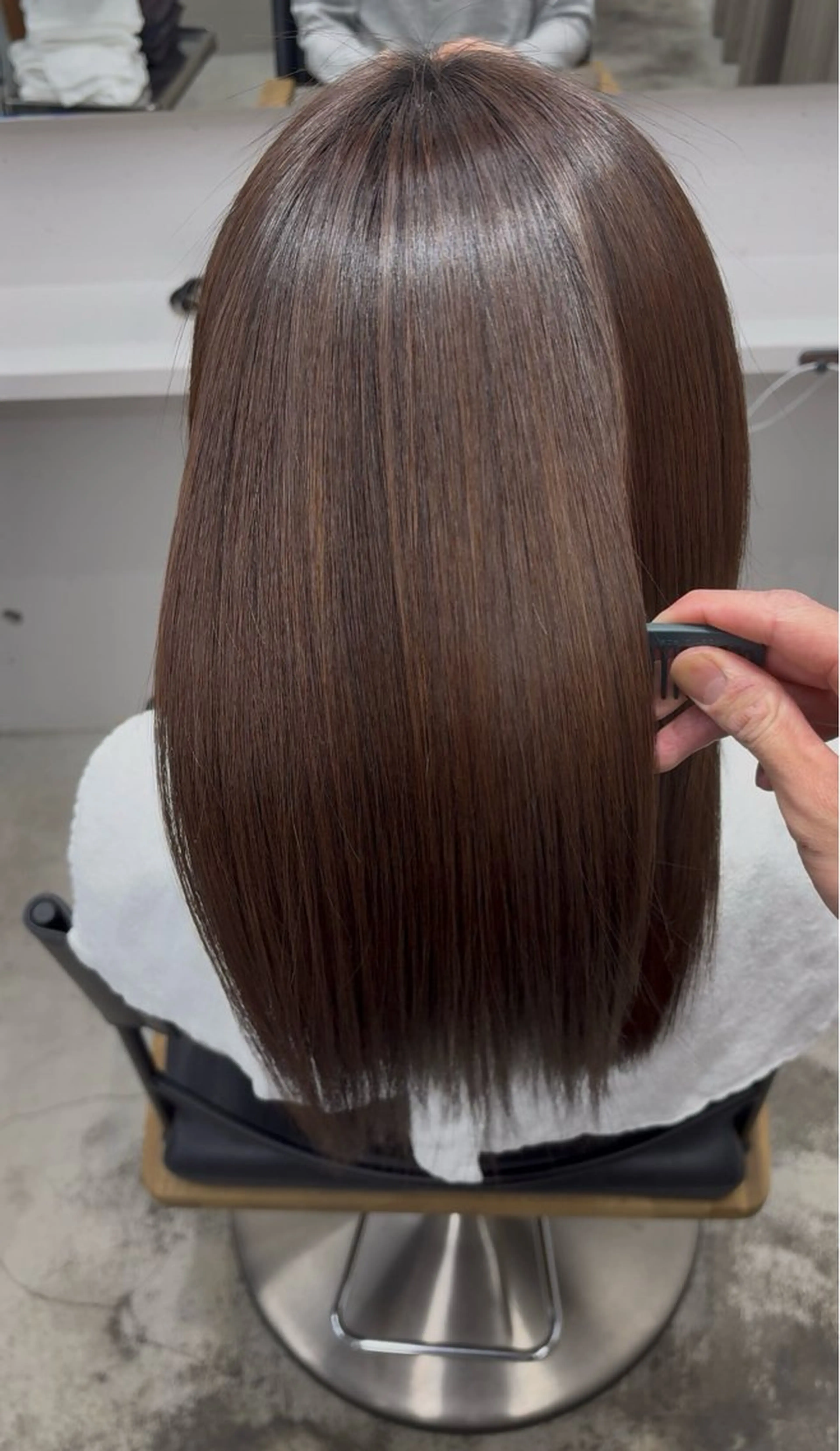 縮毛矯正 髪質改善ストレート/ 佐々木直輝のヘアスタイル