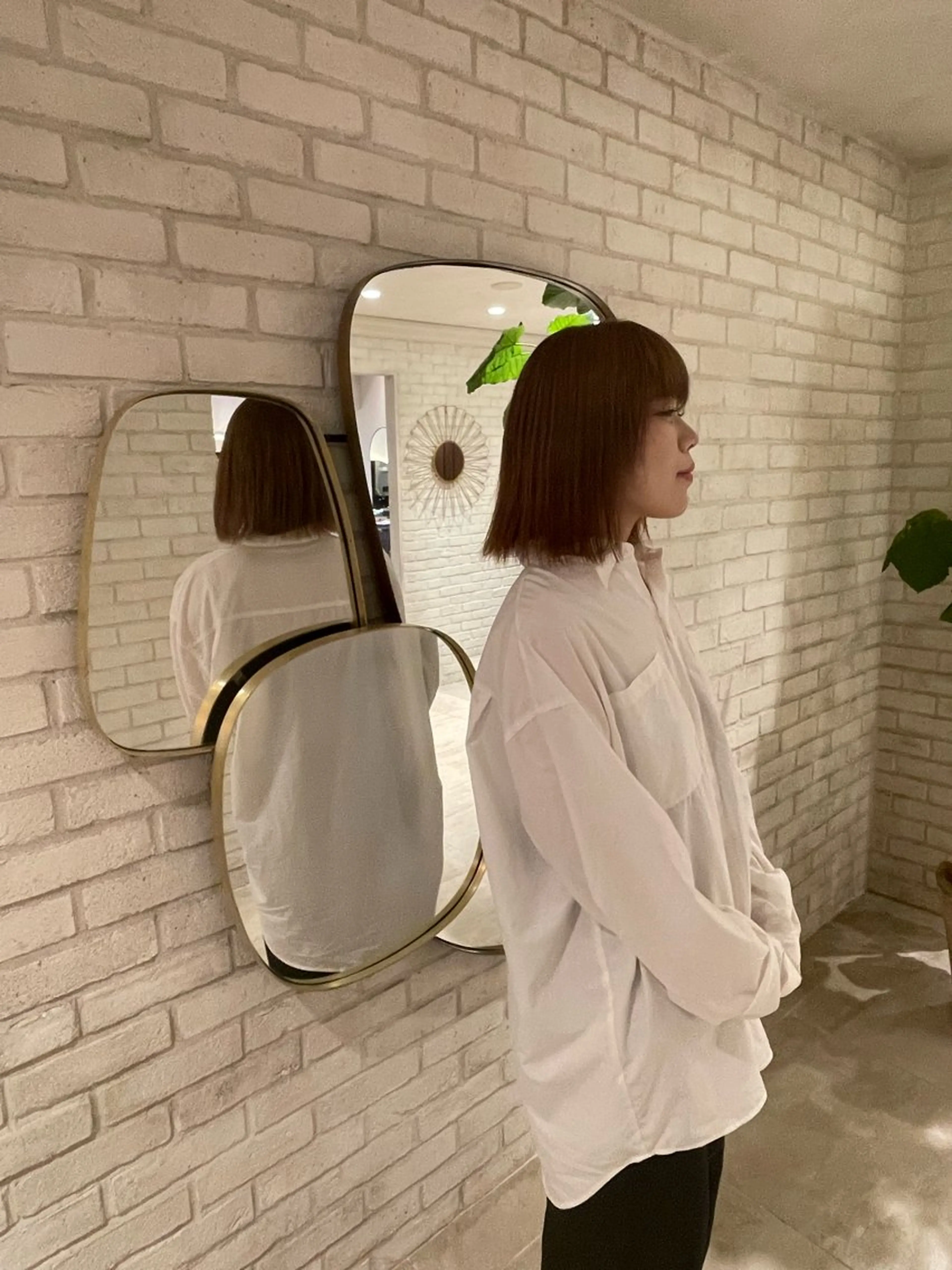 カラー ヘアカラー 森 泉琴のヘアスタイル