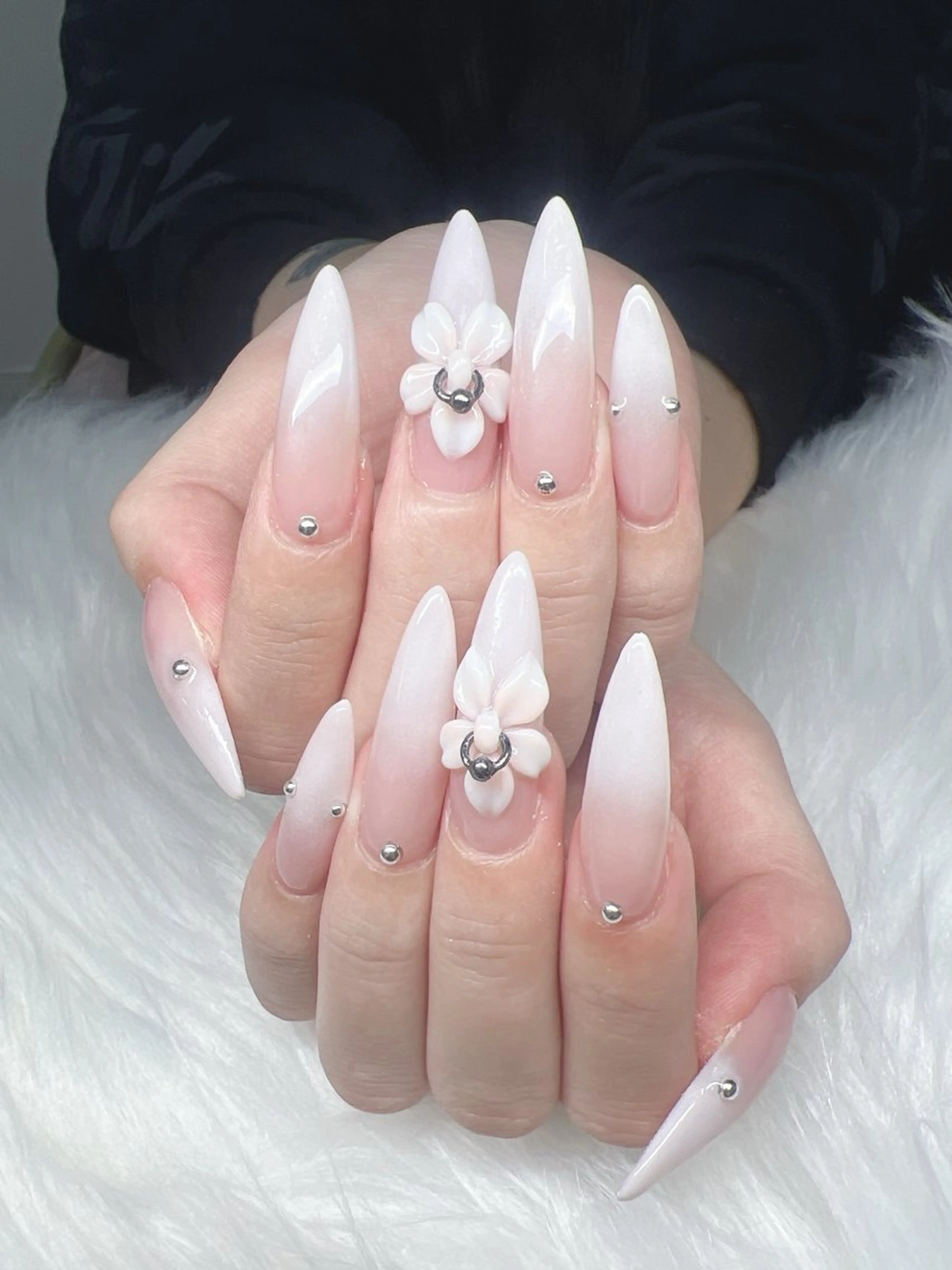 ネイル ハンドネイル Lee Nails チップ長さだし専門店のネイルデザイン