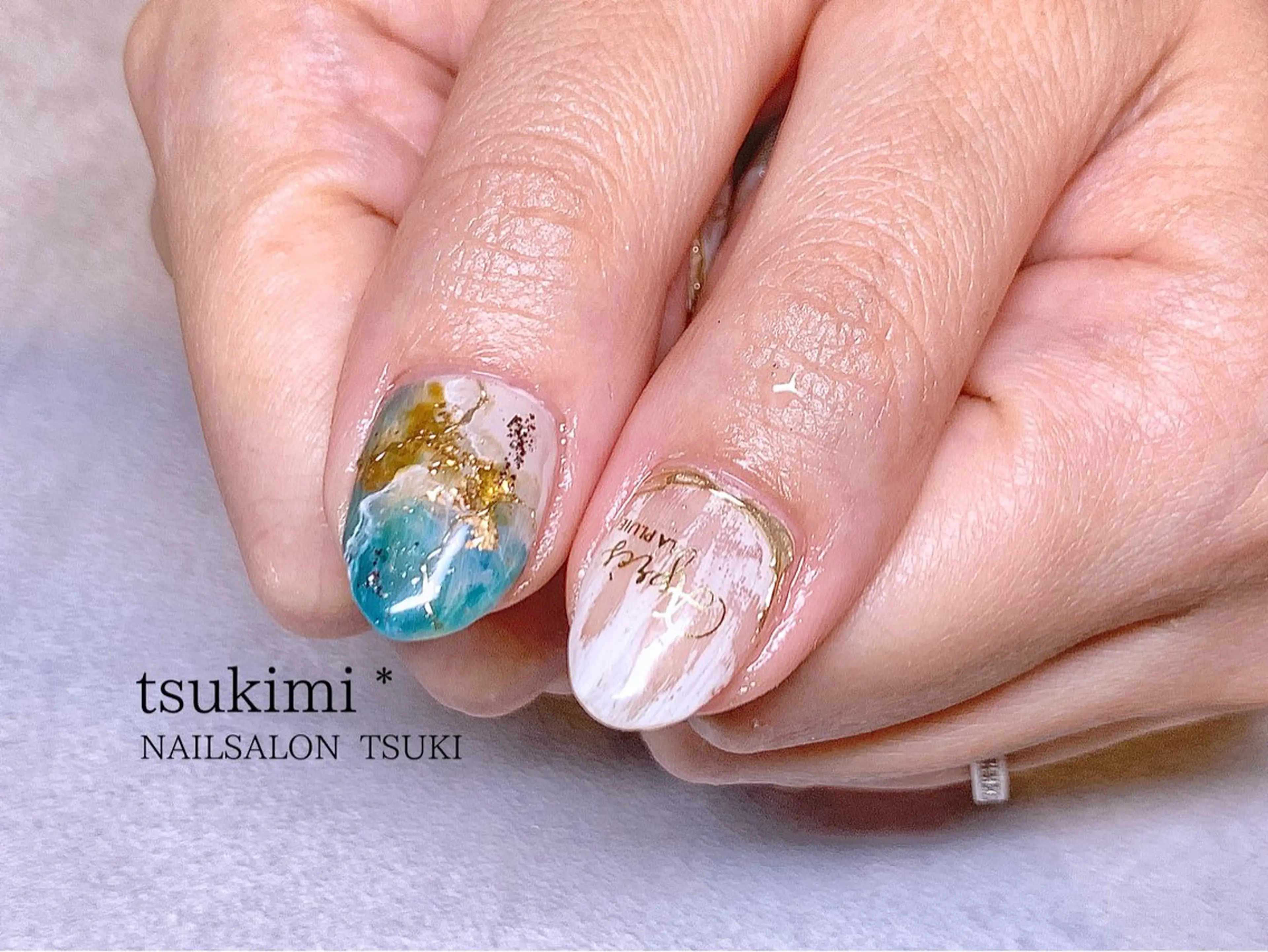 ネイル ニュアンスネイル ハンドネイル Tsuki.所属・Nailsalon Tsuki.のネイルデザイン