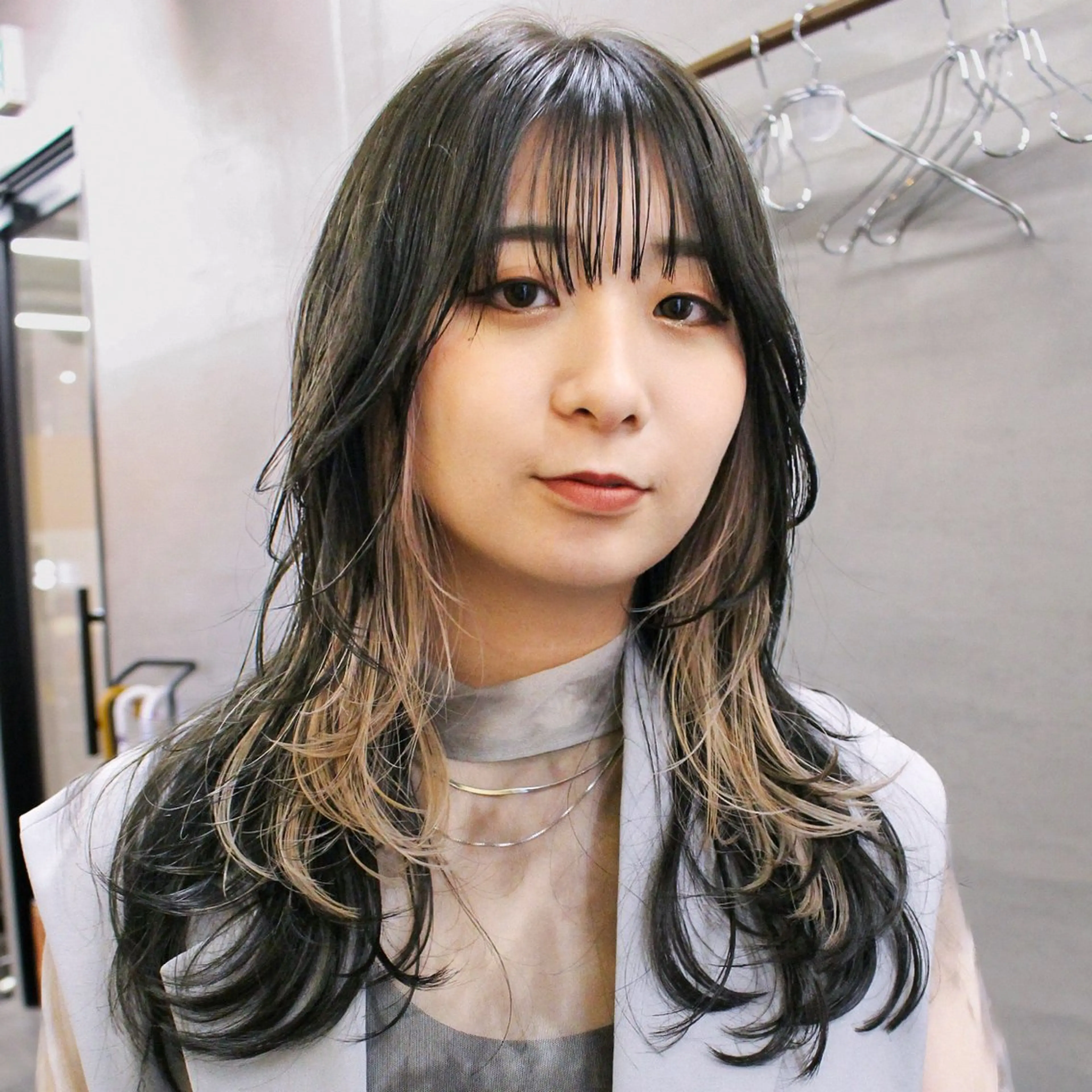 ロング カラー 藤川迅 曲がる縮毛矯正のヘアスタイル