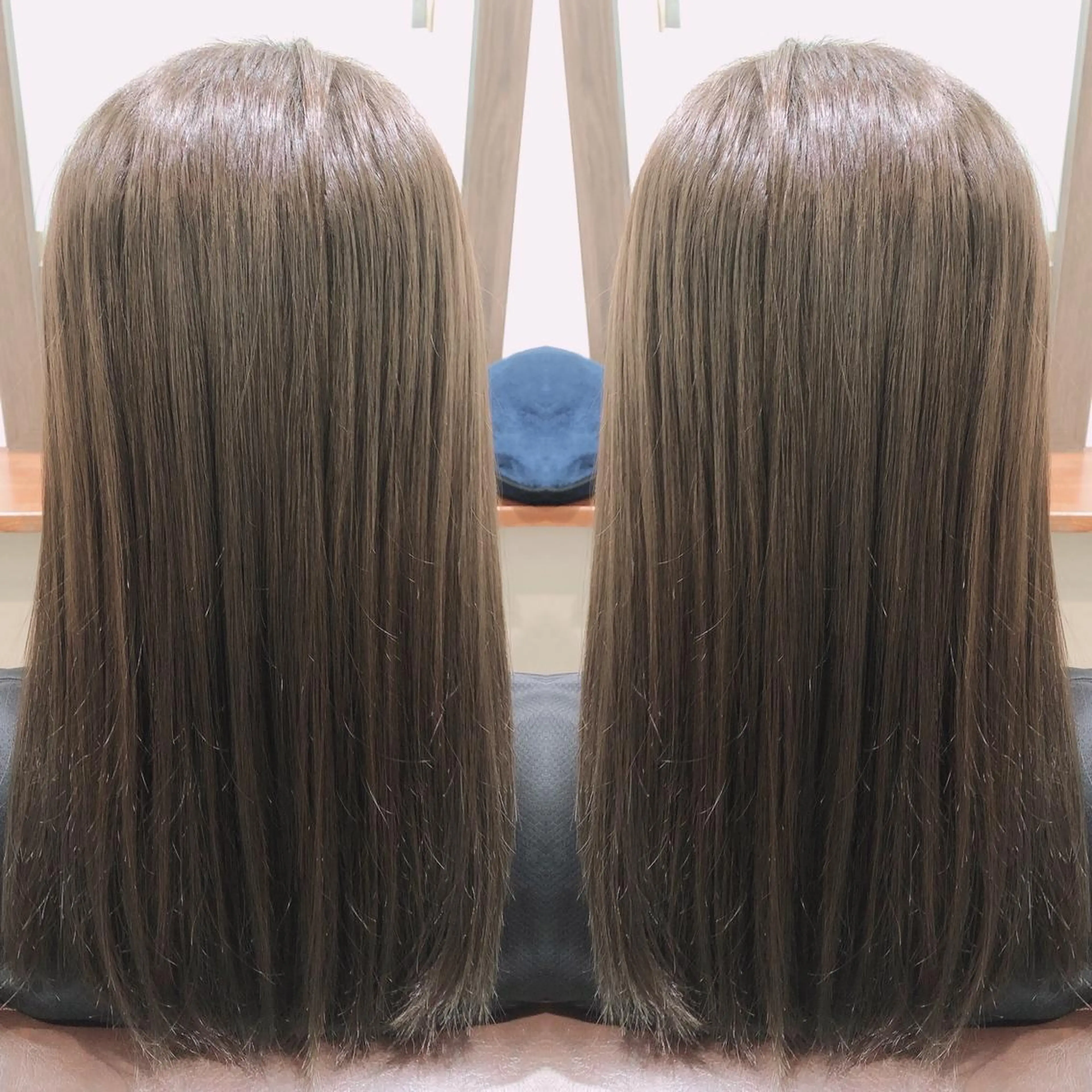 ロング カラー 透明感カラー 堀谷 彩花のヘアスタイル