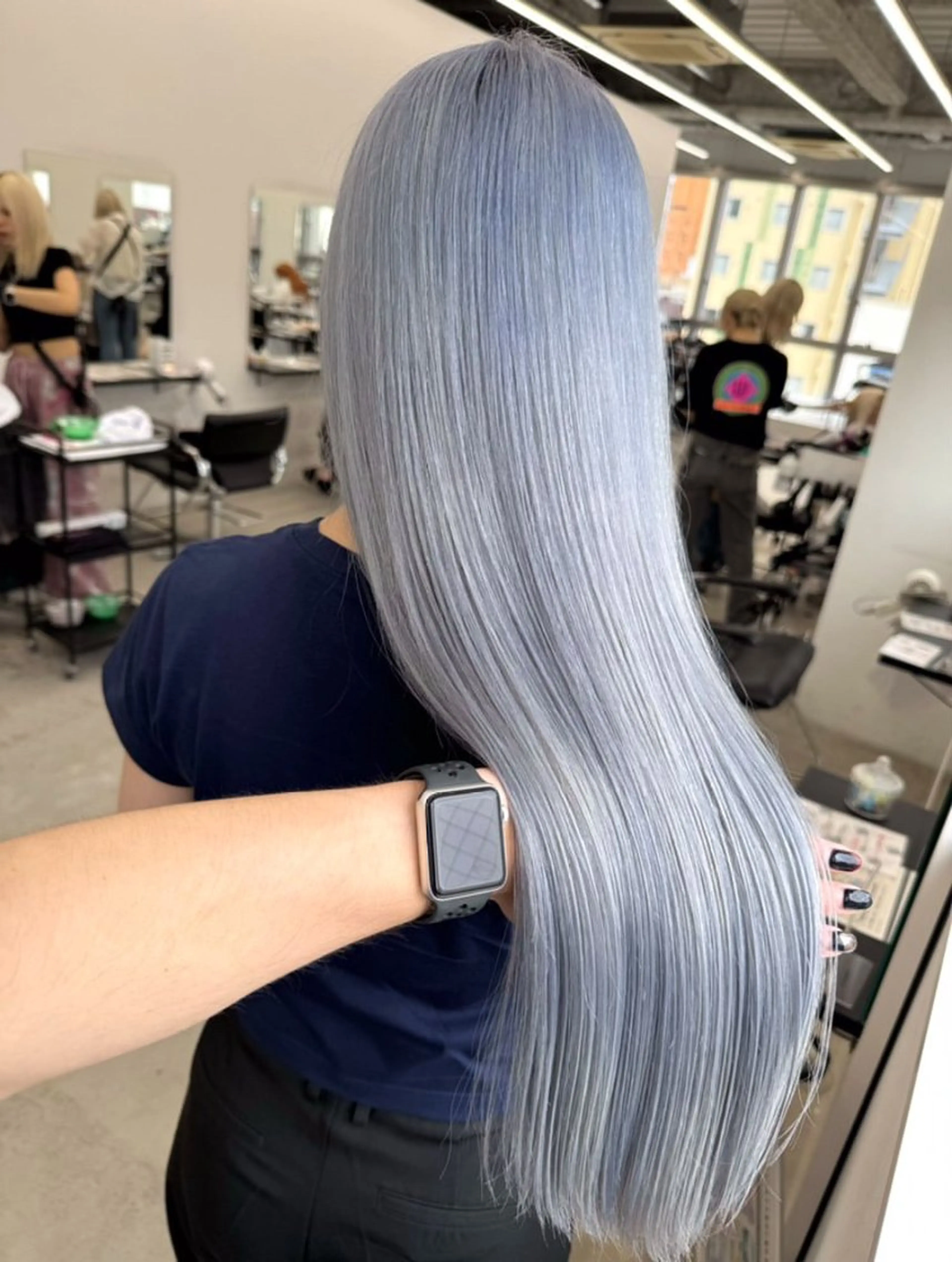 カラー ブリーチ ケアブリーチ ハイライトカラー 田中 莉香のヘアスタイル