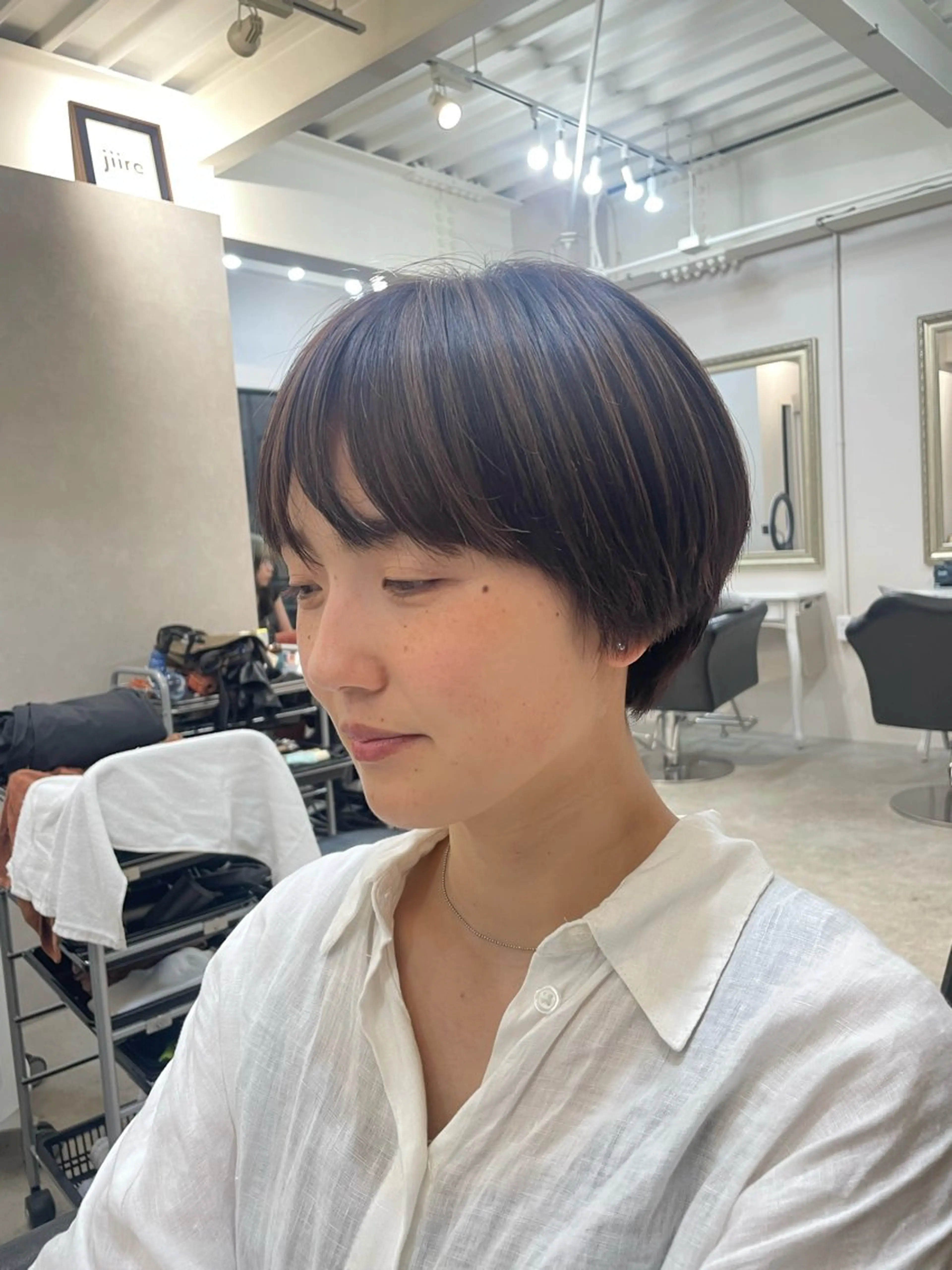 カラー ハイライトカラー バレイヤージュモデル 募集👒ヨンスクのヘアスタイル