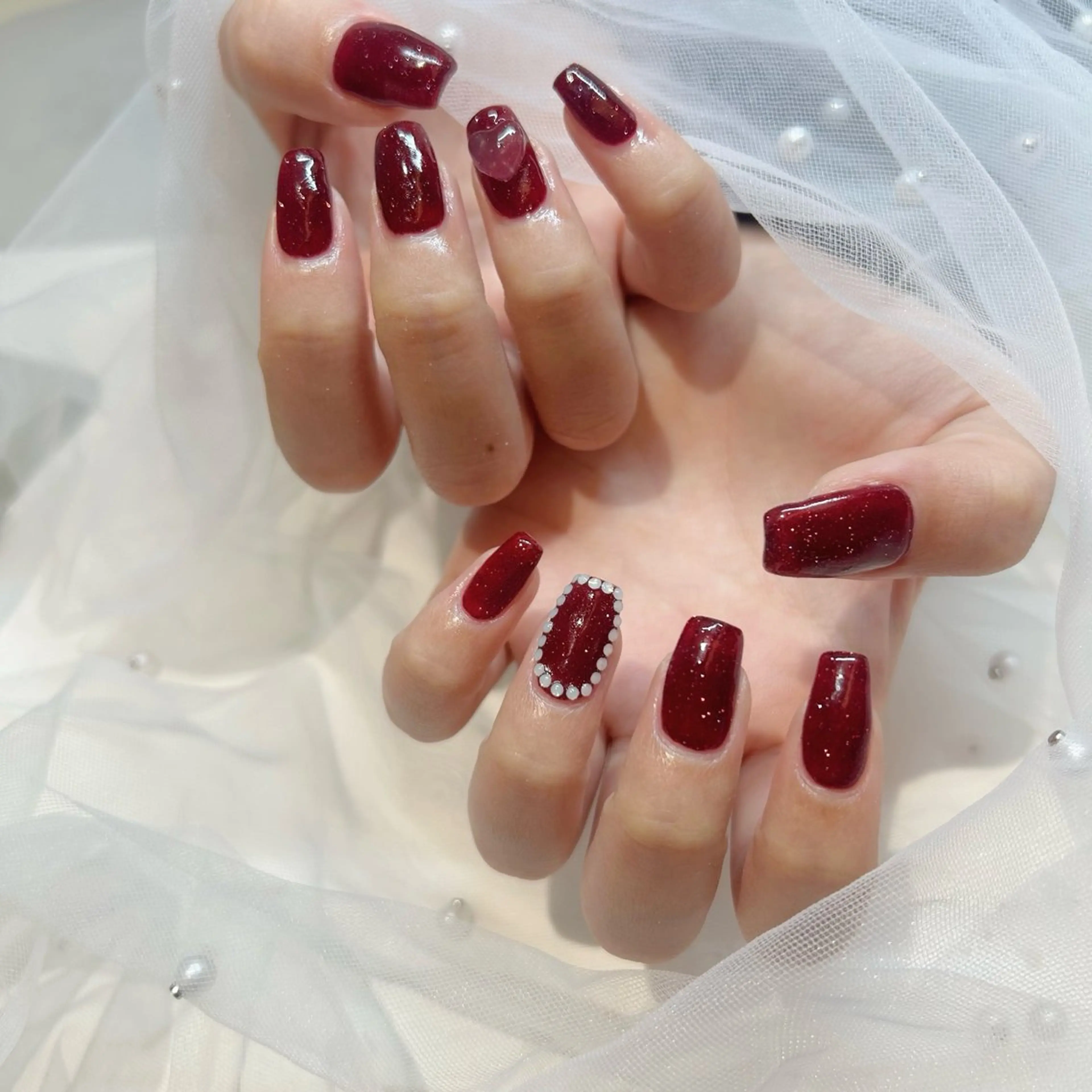 ネイル ハンドネイル マグネット/心斎橋 LoLo.カレラのネイルデザイン