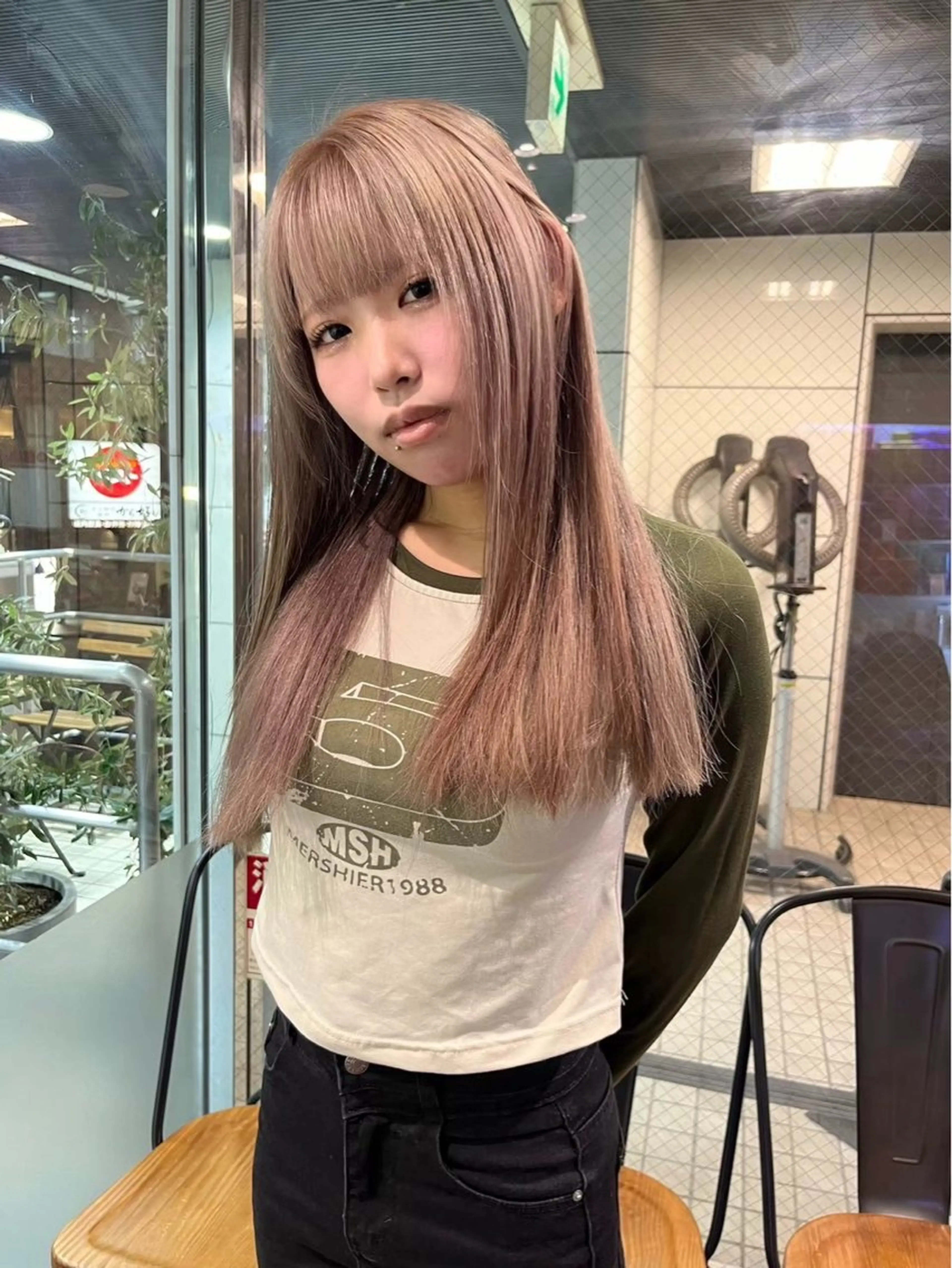 カラー zest/bis Rin ʚ🎀ɞのヘアスタイル