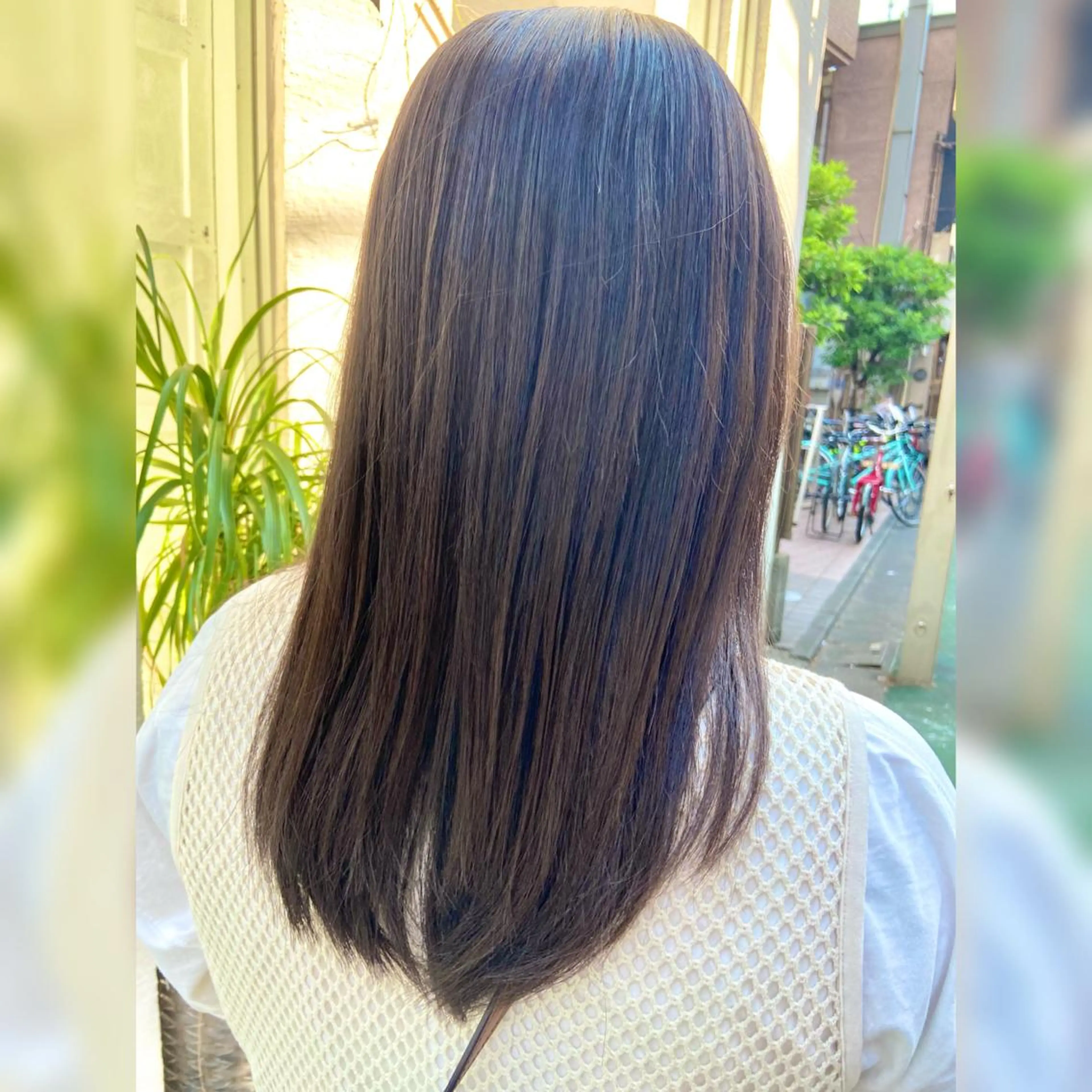 ロング 縮毛矯正 縮毛矯正 ♥️ルフ🐒 ミレイ♥️のヘアスタイル