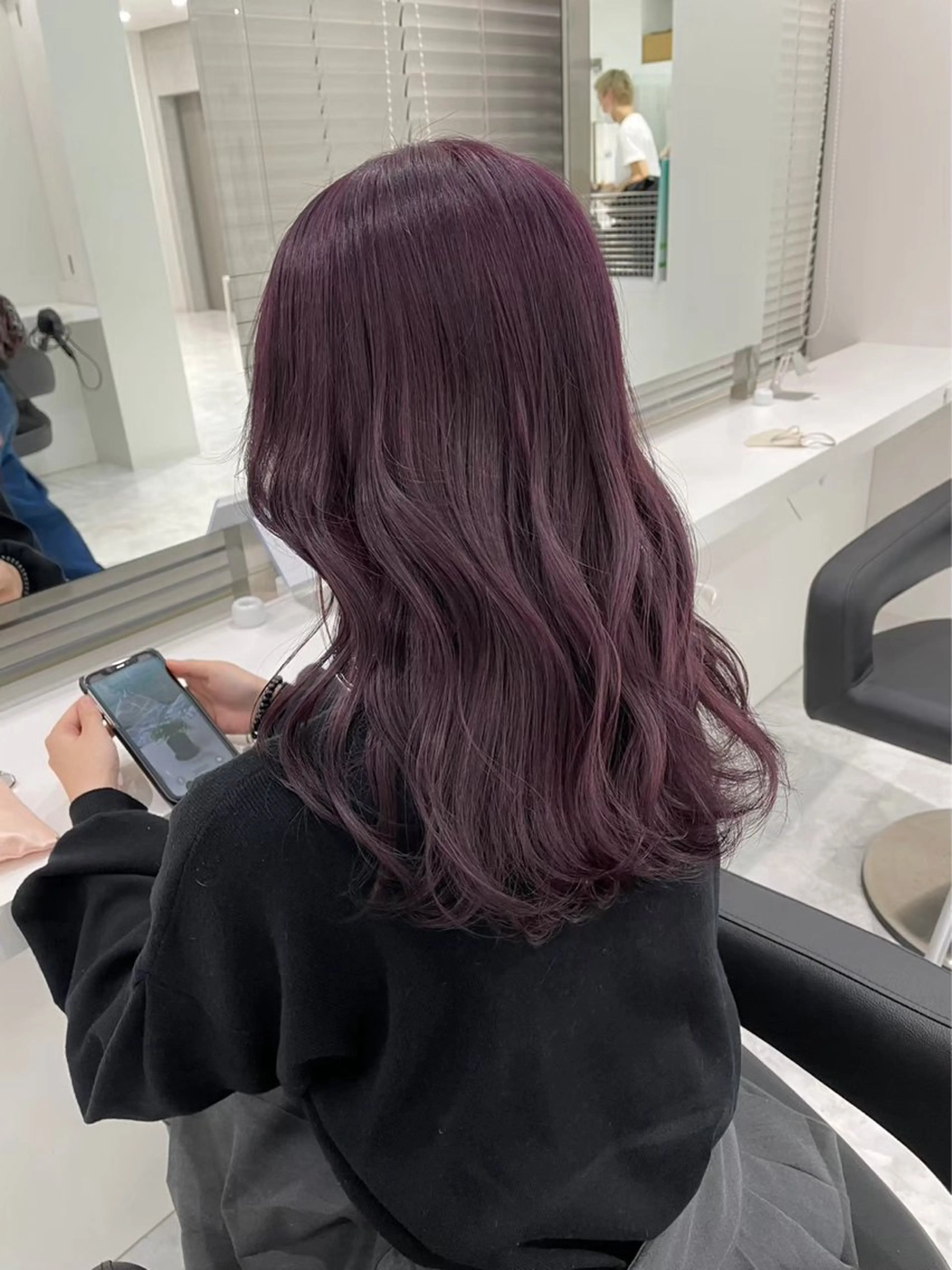 ロング カラー ヘアアレンジ メンズ メンズブリーチ ブリーチ ラベンダーカラー 💗ブリーチなし暖色 kotono💗のヘアスタイル