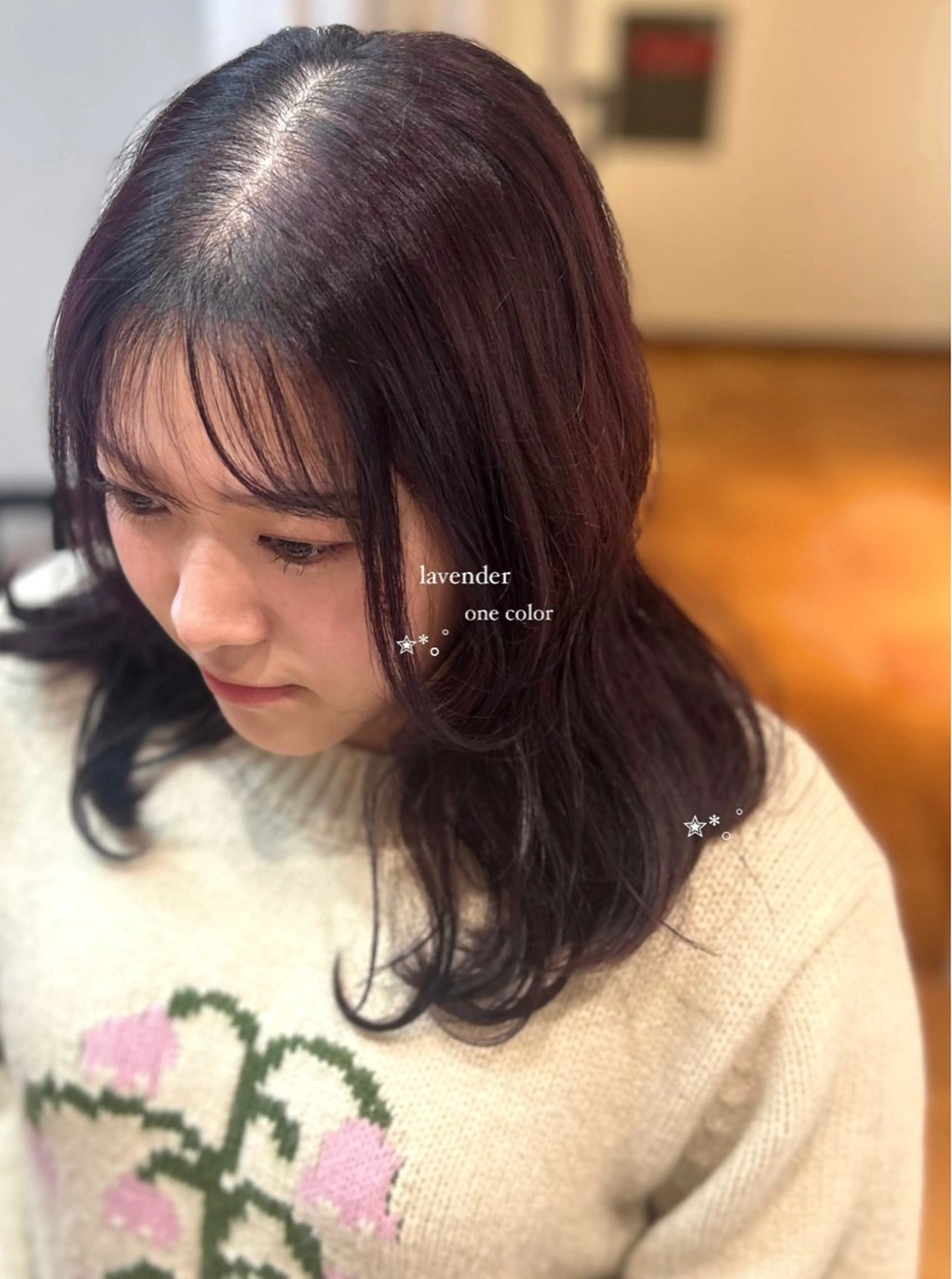 カラー カット ヘアカラー CIEL 難波店所属・🎀透明感/レイヤ ー/Kotona🎀のヘアスタイル