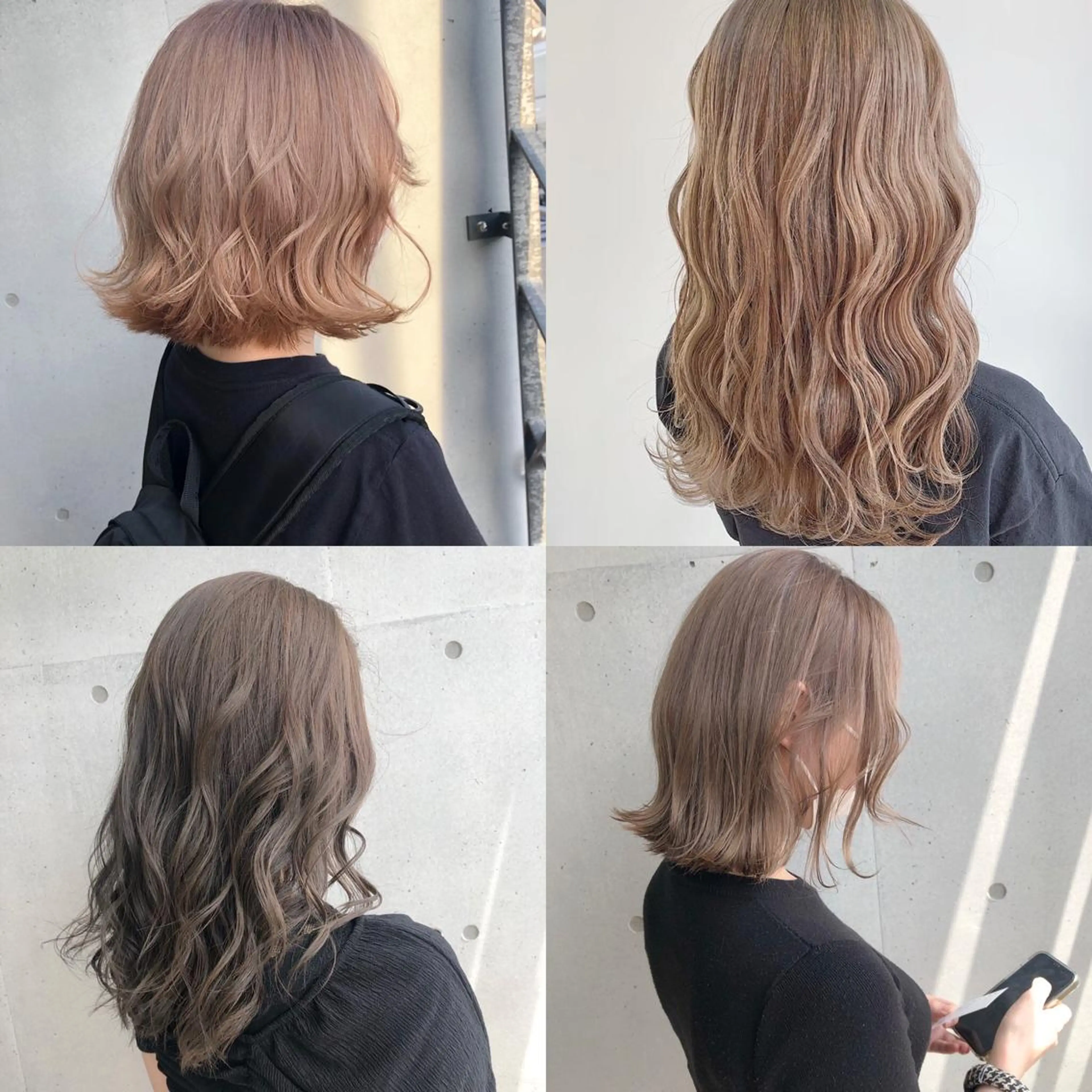 ミディアム カラー ヘアカラー トリートメント ☕️ベージュカラー 内藤光哉☕️のヘアスタイル