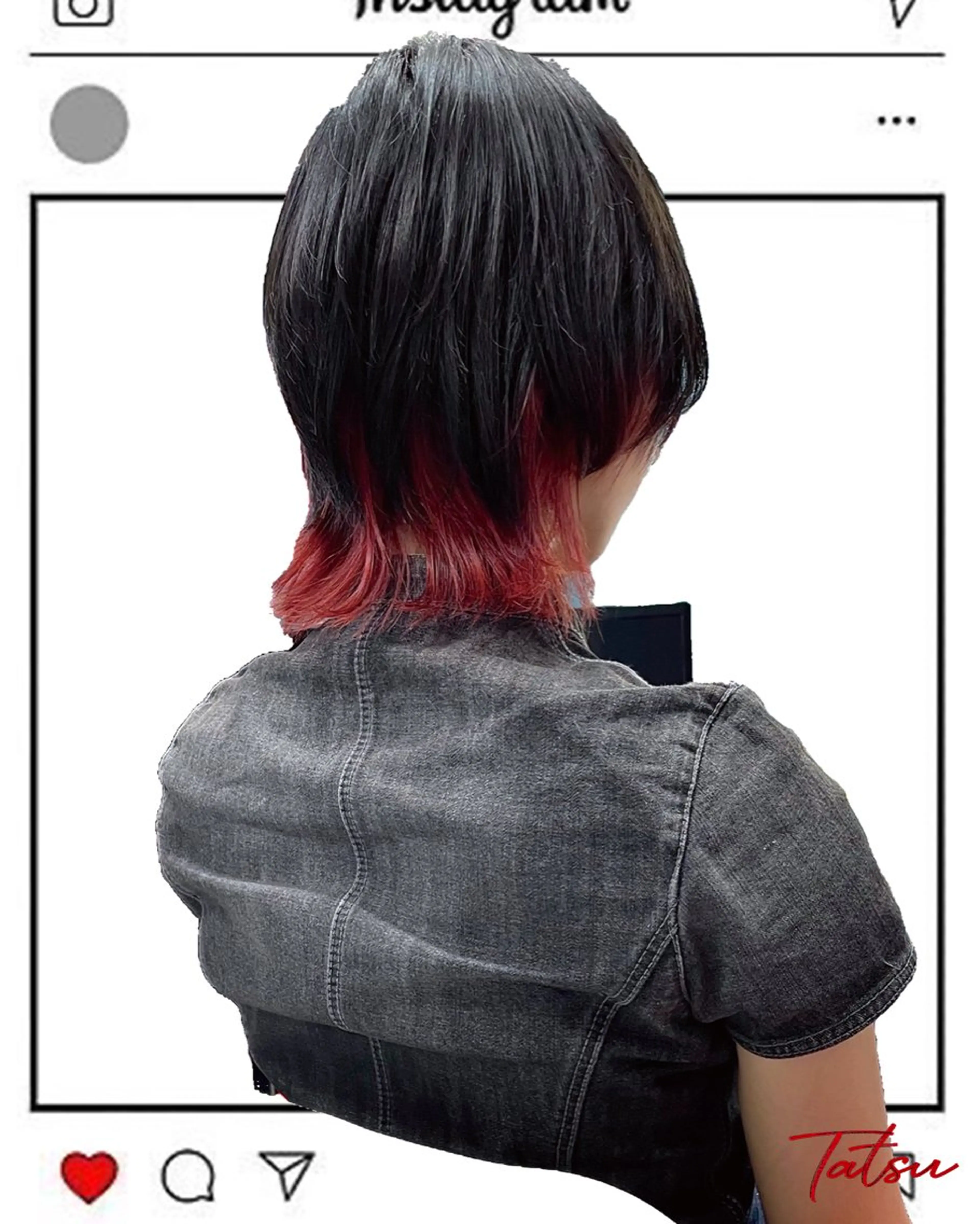 カット+ケアブリーチ+インナーカラー+TK5の写真