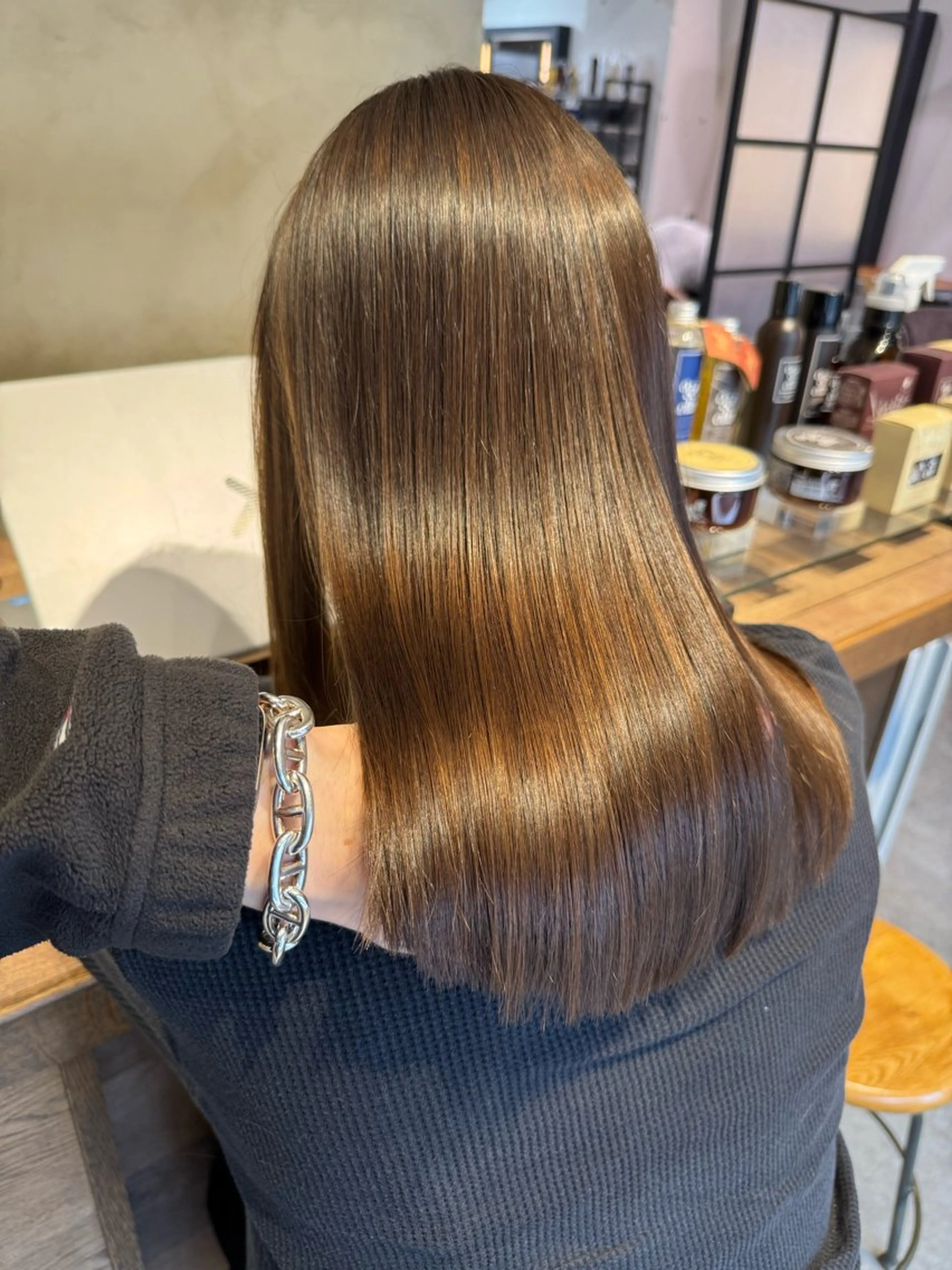 ミディアム カラー カット ヘアカラー トリートメント ［パサつき改善］＊ 髪質改善ケアサロン＊のヘアスタイル