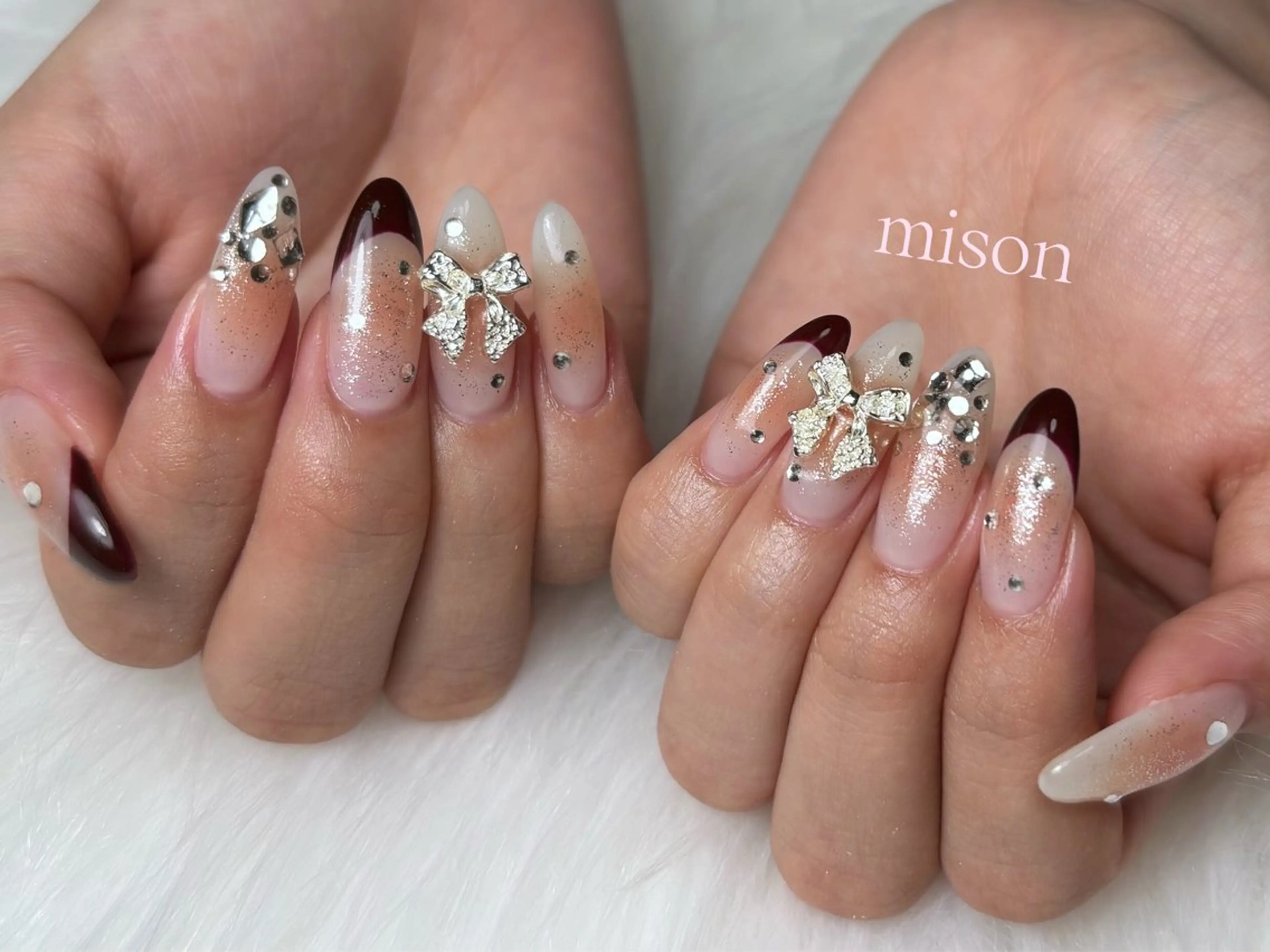 ネイル ハンドネイル mison 安形友花のネイルデザイン