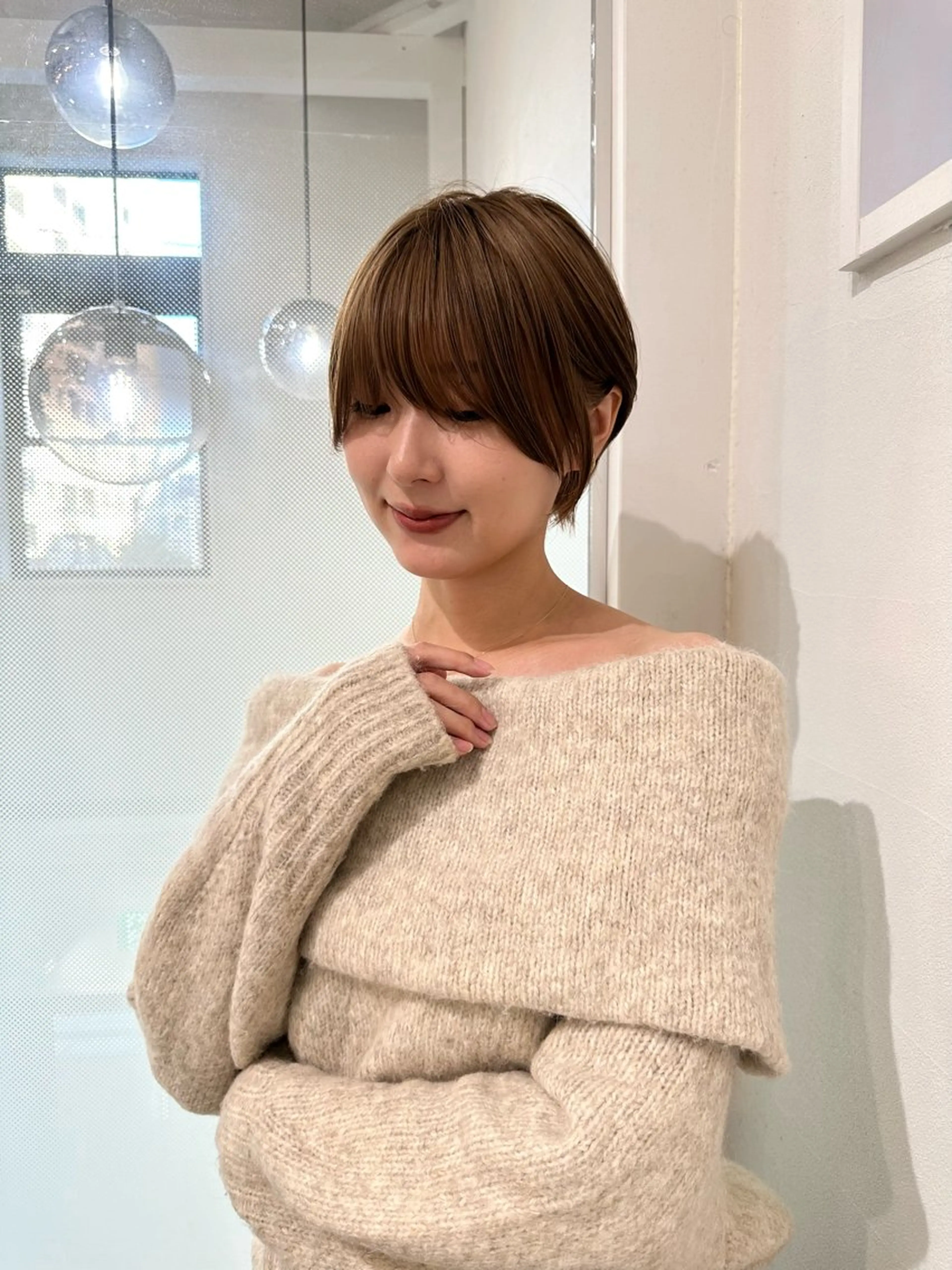 ショート くびれヘア ハイライト 髪質改善 ショートヘア taiga レイヤー /髪質改善/矯正🌈のヘアスタイル