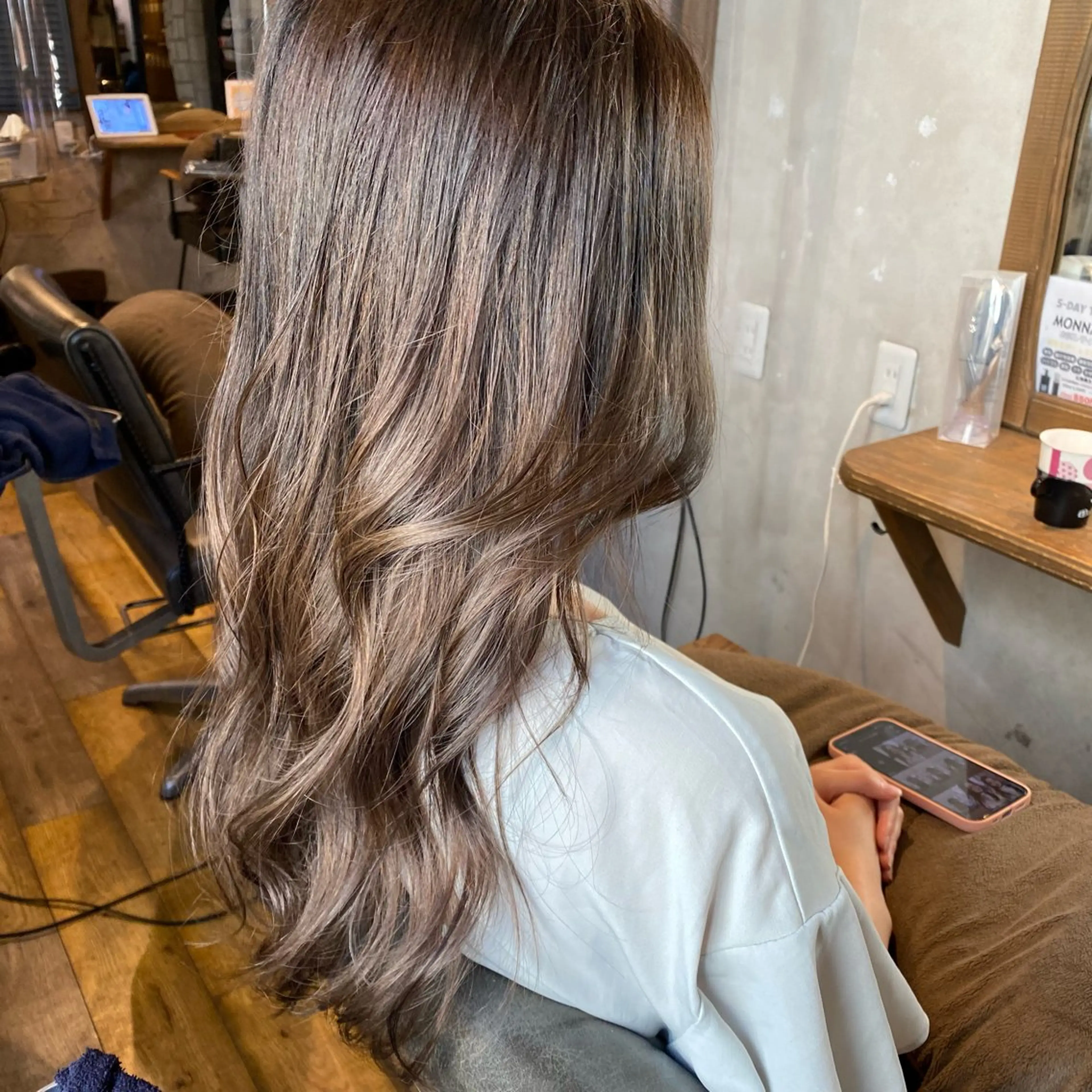 ロング カラー カット トリートメント 🎈髪質改善カラー 縮毛矯正/河野🎈のヘアスタイル