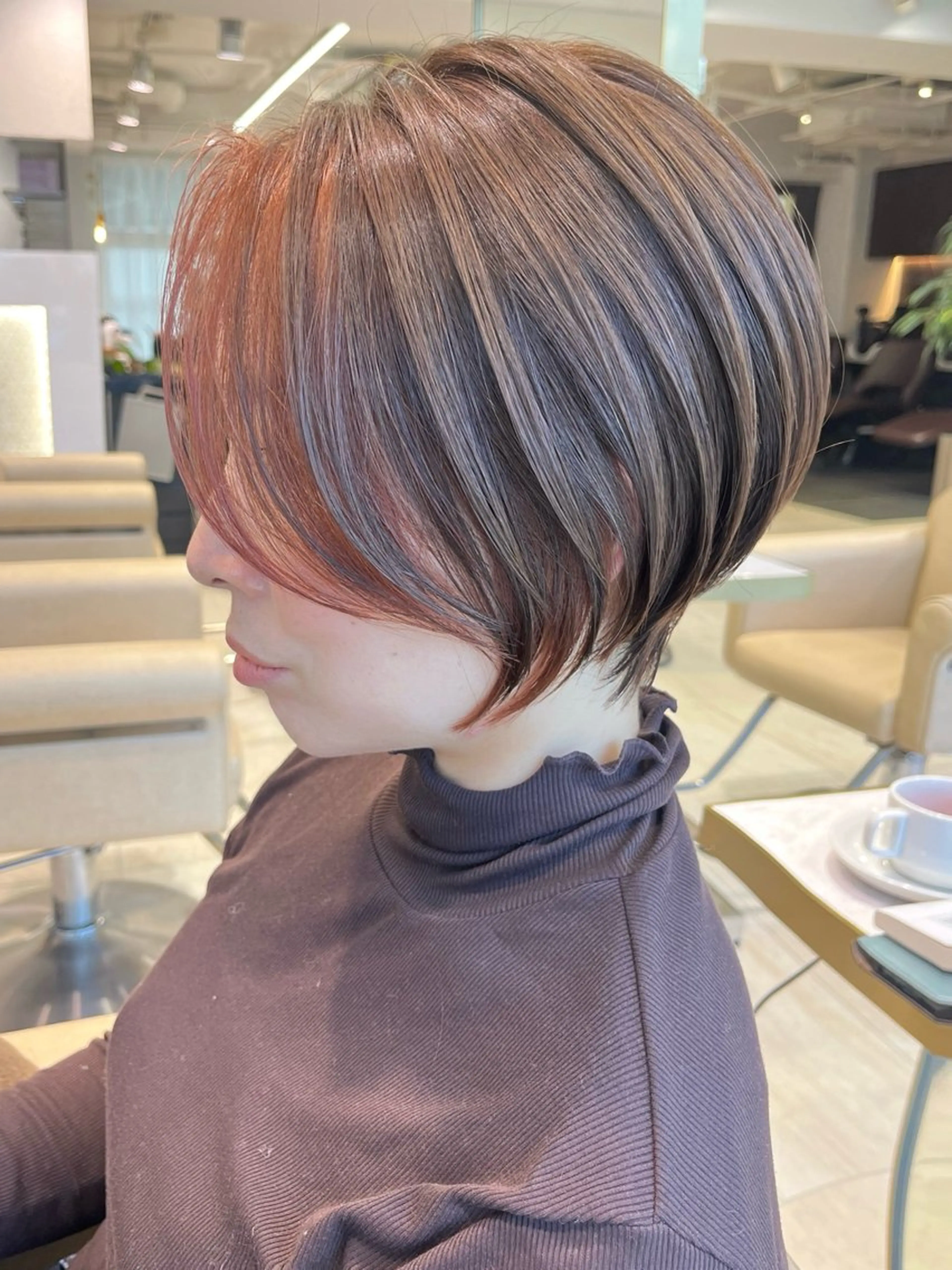 カット＋インナーカラー＋トリートメントの写真