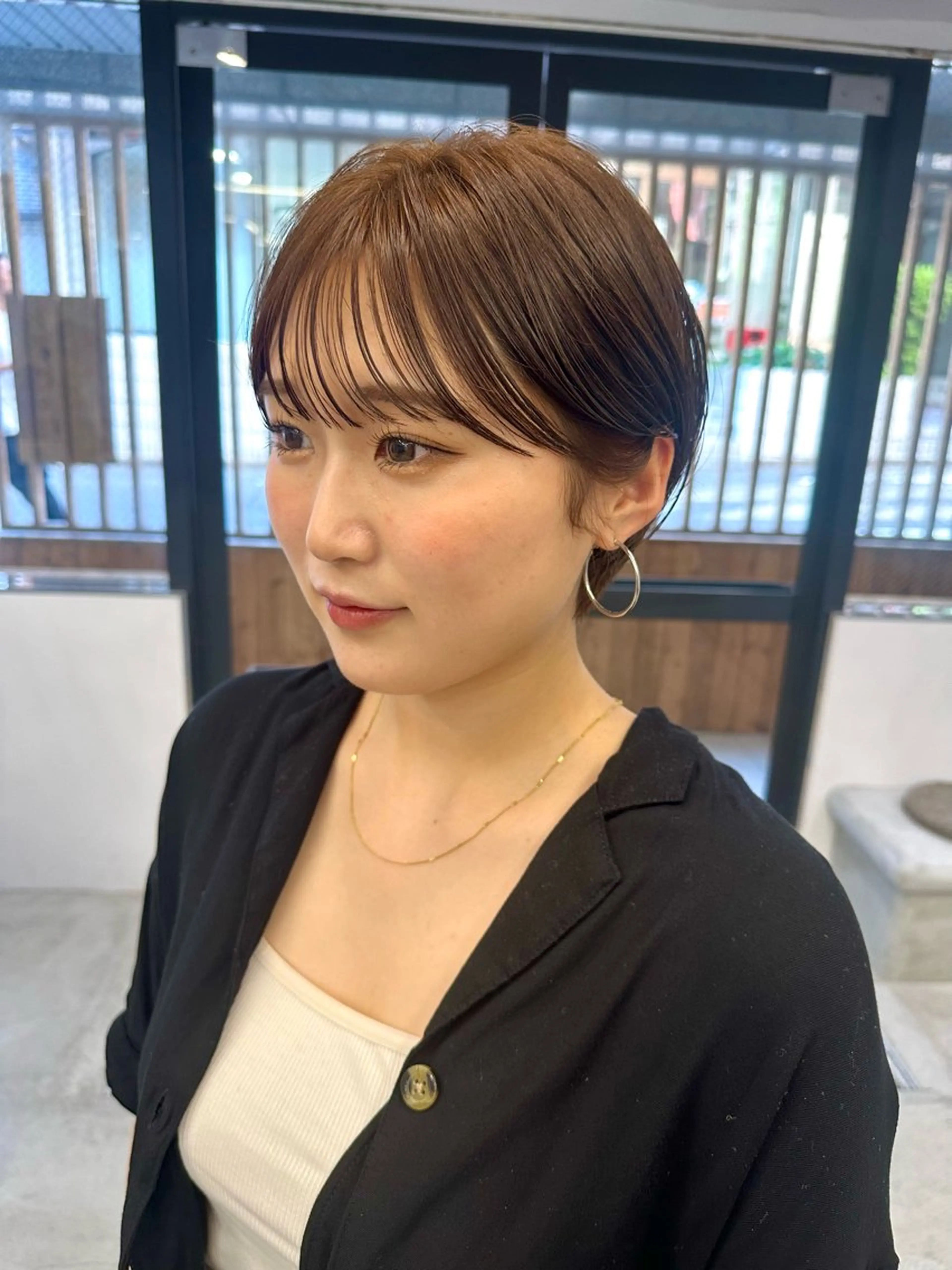 ショート カット ヘアカラー 骨格診断で絶対可愛い ✨丸みショート✨凌弥のヘアスタイル