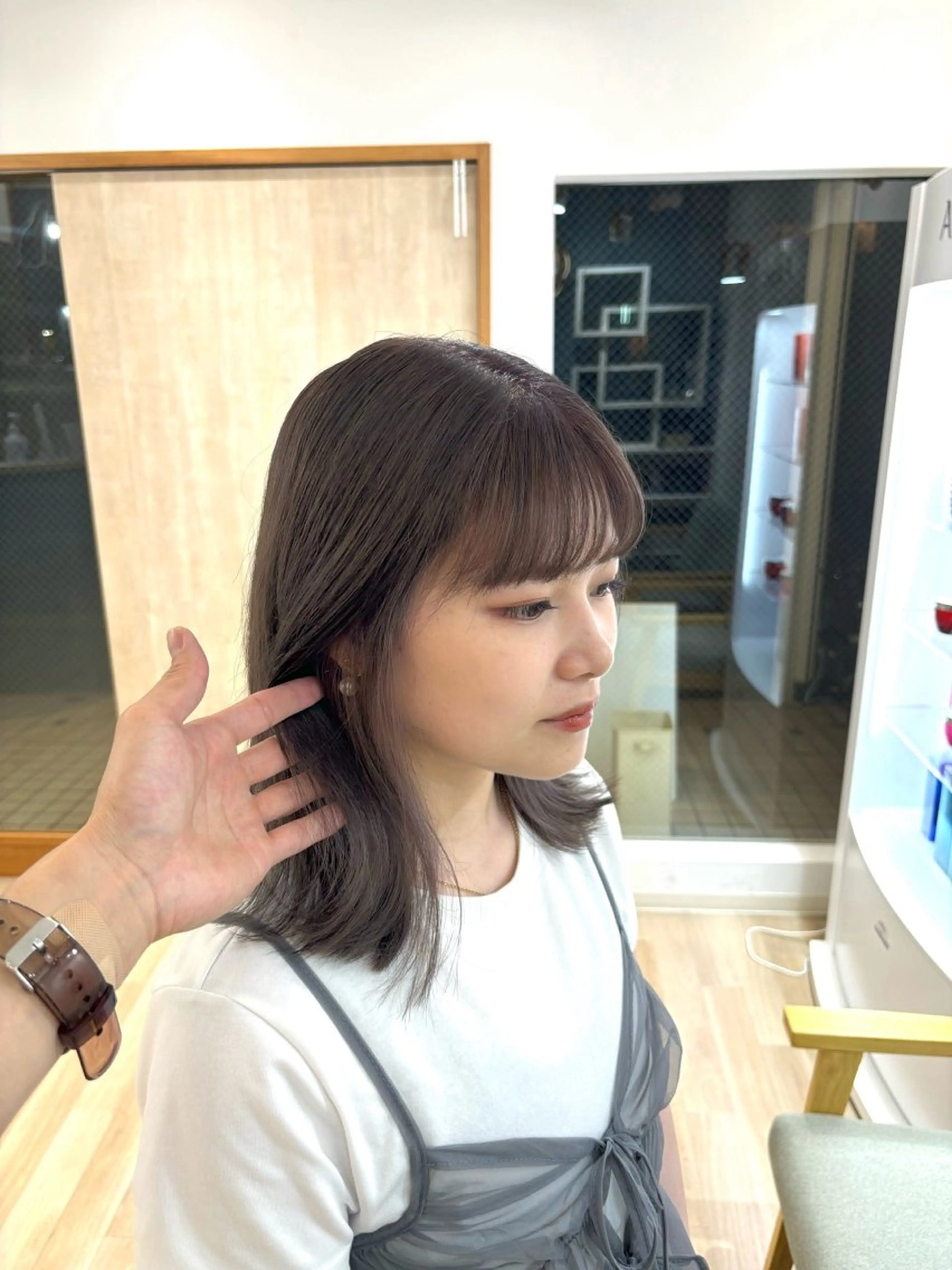 ミディアム 『大西　陸』 透明感color🔆のヘアスタイル