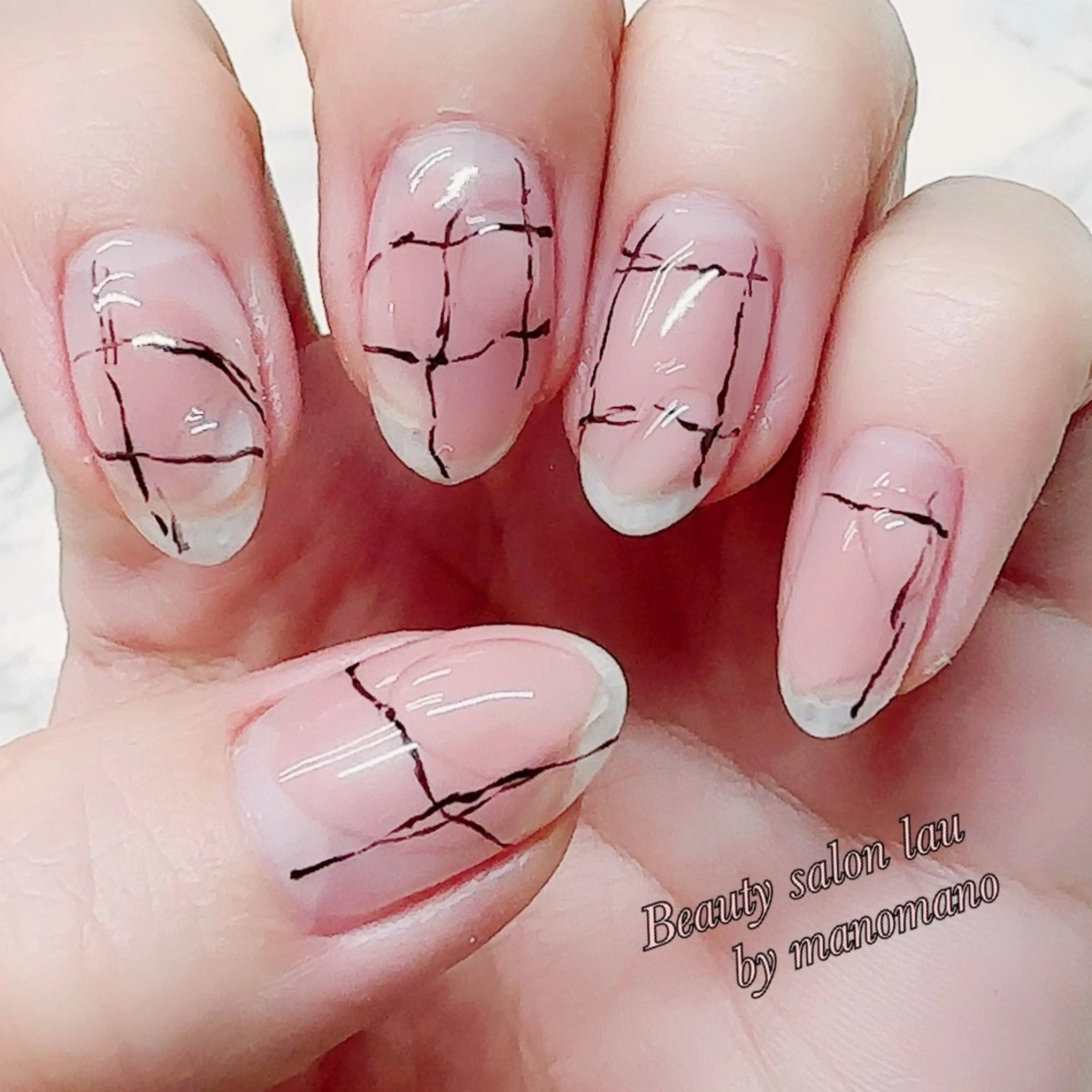 ネイル ハンドネイル ラウバイマノマノ なかざとのネイルデザイン