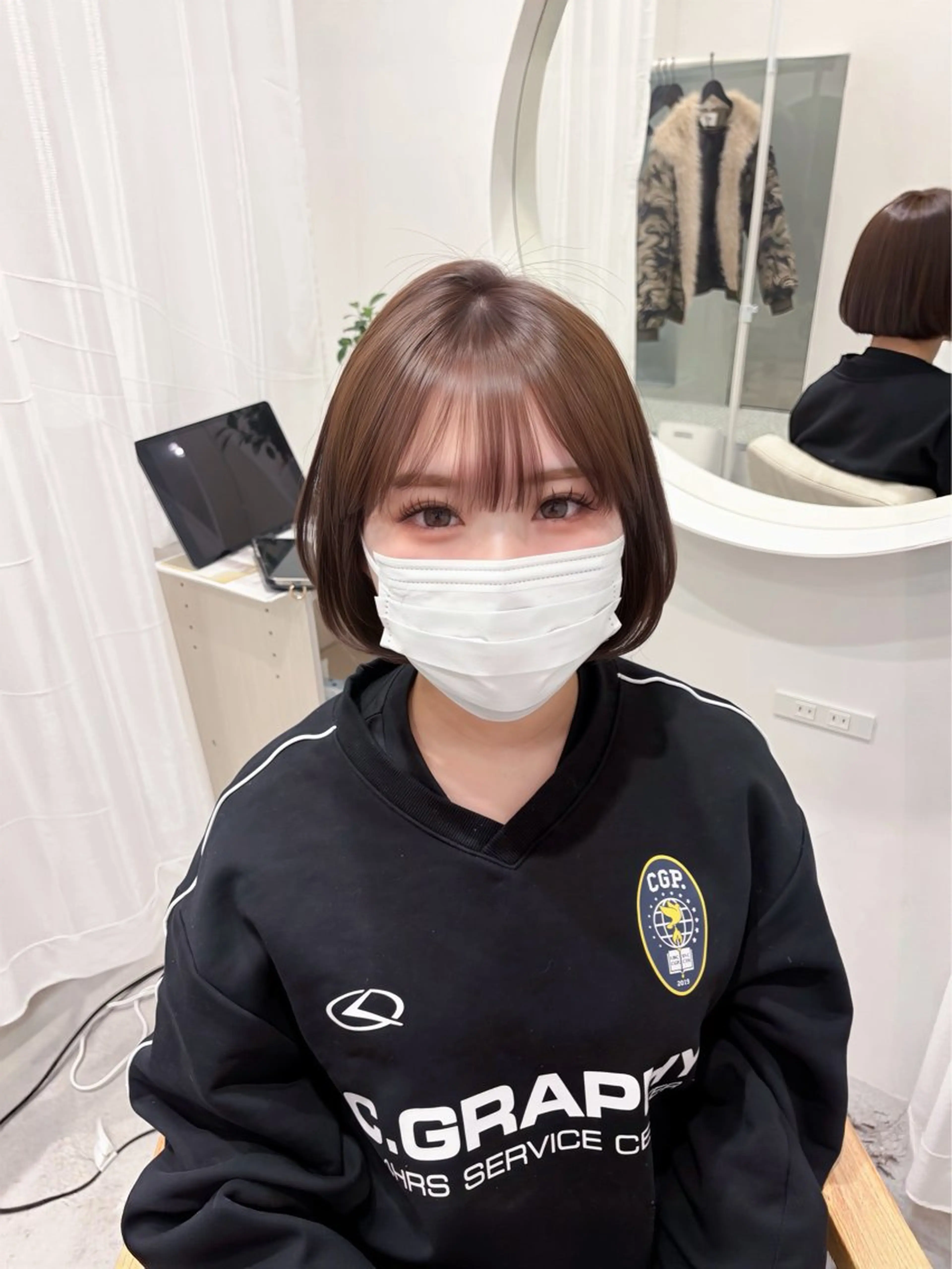 ショート カラー 髪質改善 HALO hair salon【ヘイロー】所属・髪質改善/レイヤー/ ダブルカラー🍀るなのヘアスタイル