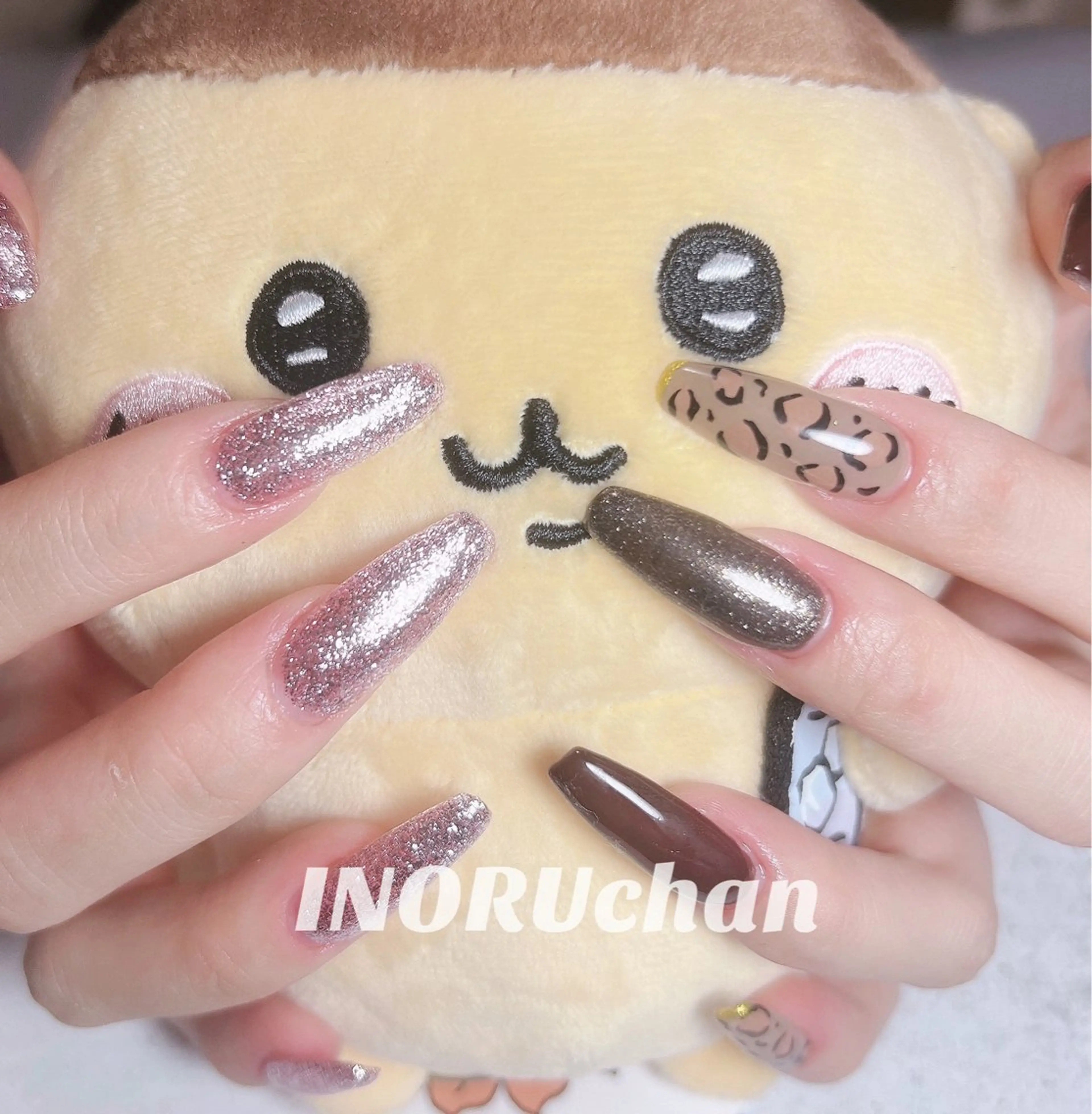 ネイル アートネイル Bow wow Nail さや🧸のネイルデザイン