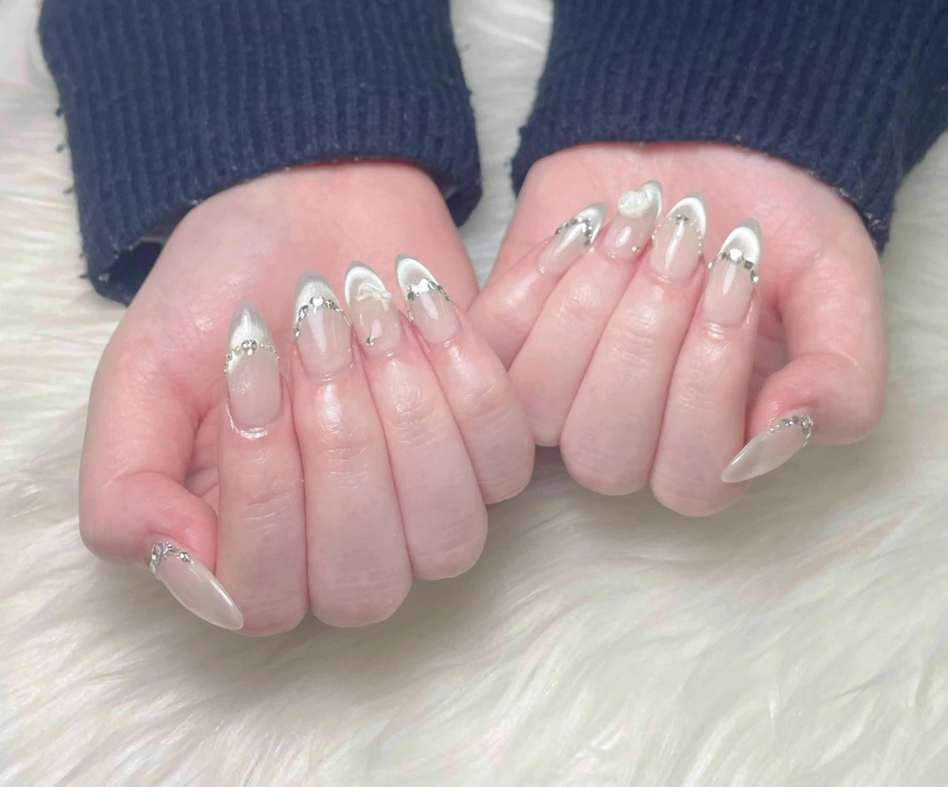 ネイル チークネイル フットネイル ジェルネイル 韓国ネイル マグネットネイル ハンドネイル King Nail_Salonのネイルデザイン