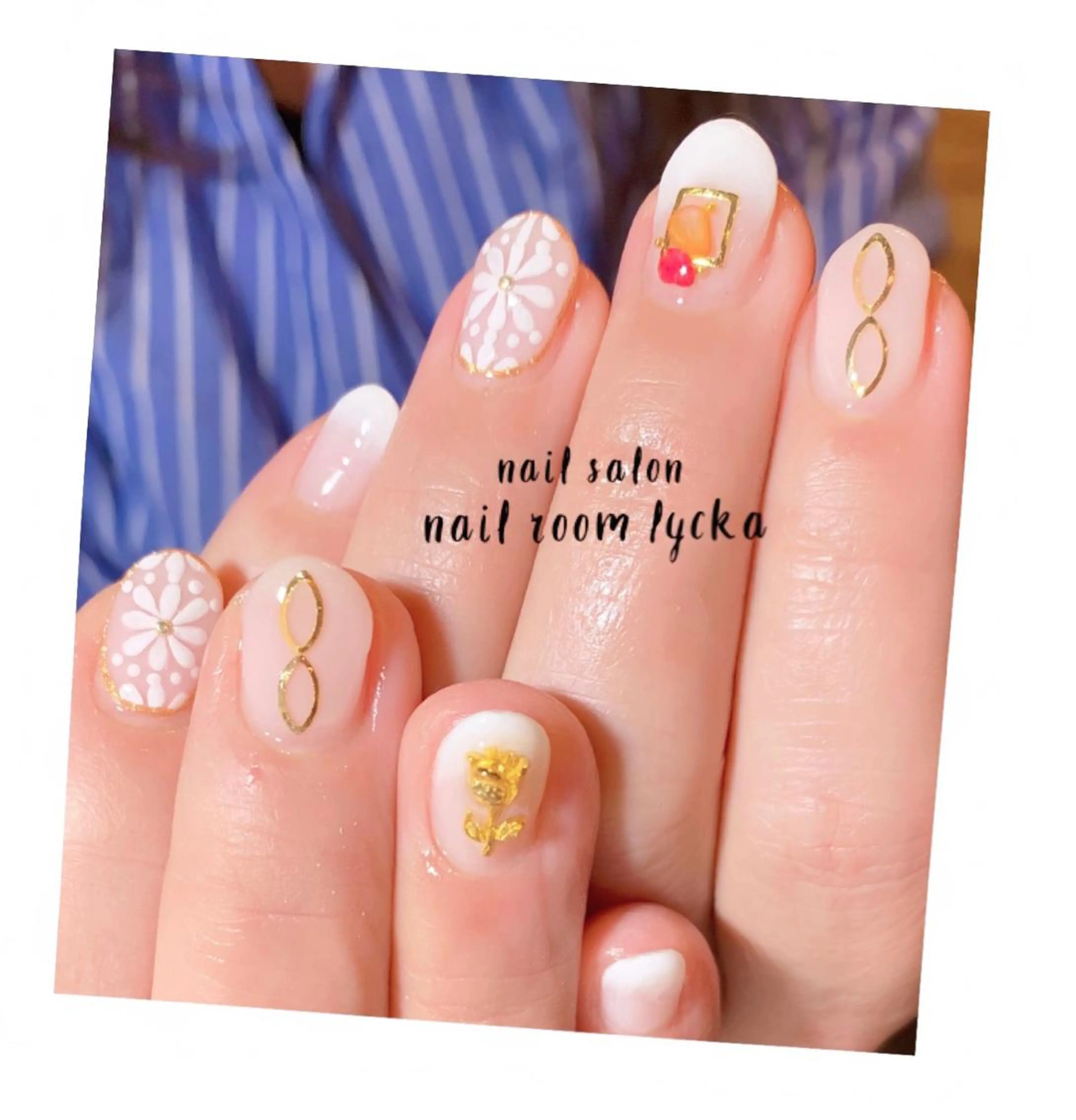 ネイル ﾈｲﾙﾙｰﾑﾘｯｶ 𝐦𝐚𝐲𝐮のネイルデザイン