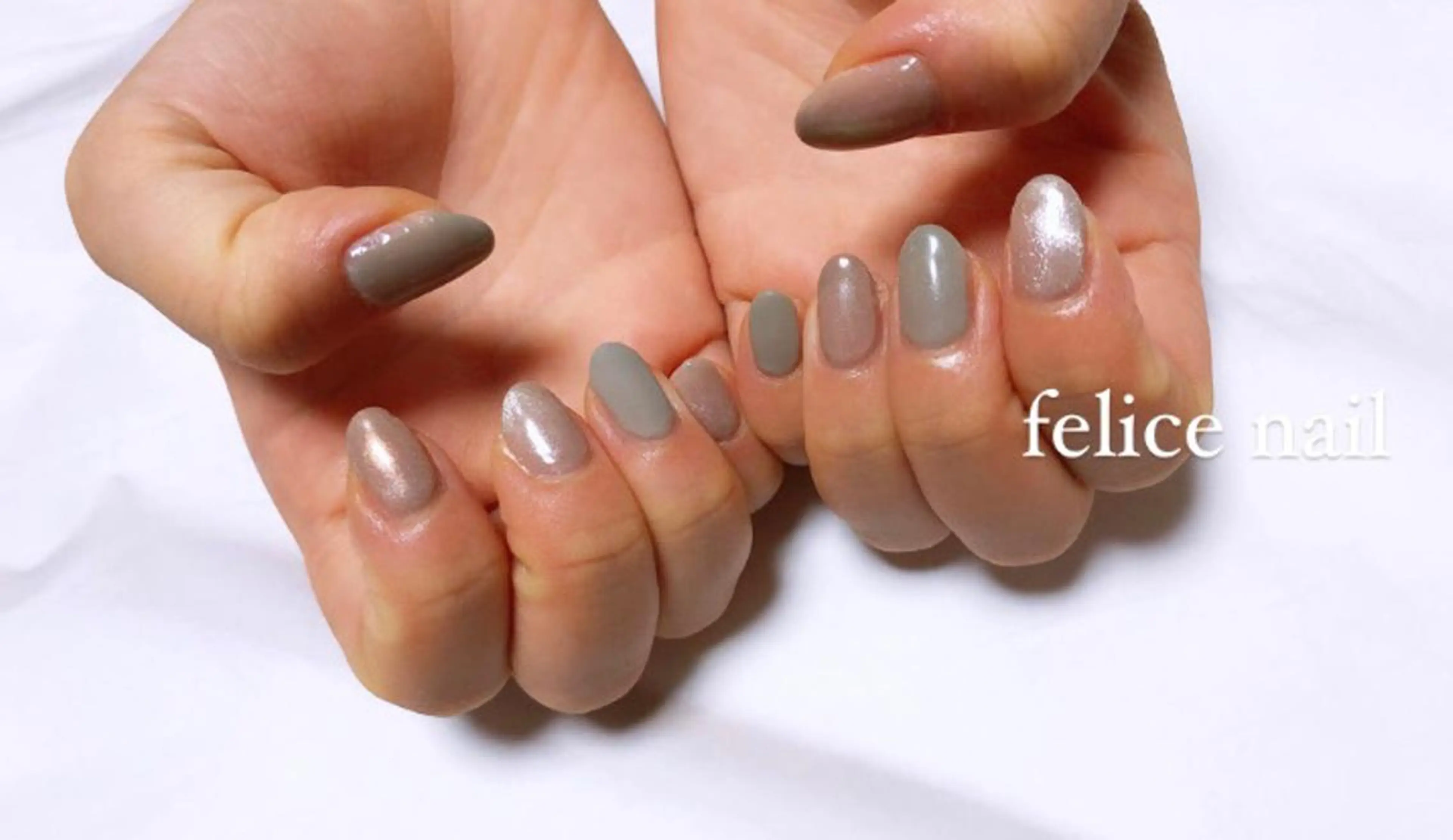 ネイル マグネットネイル マットネイル 持ち込み オフィスネイル シンプルネイル felice nailのネイルデザイン