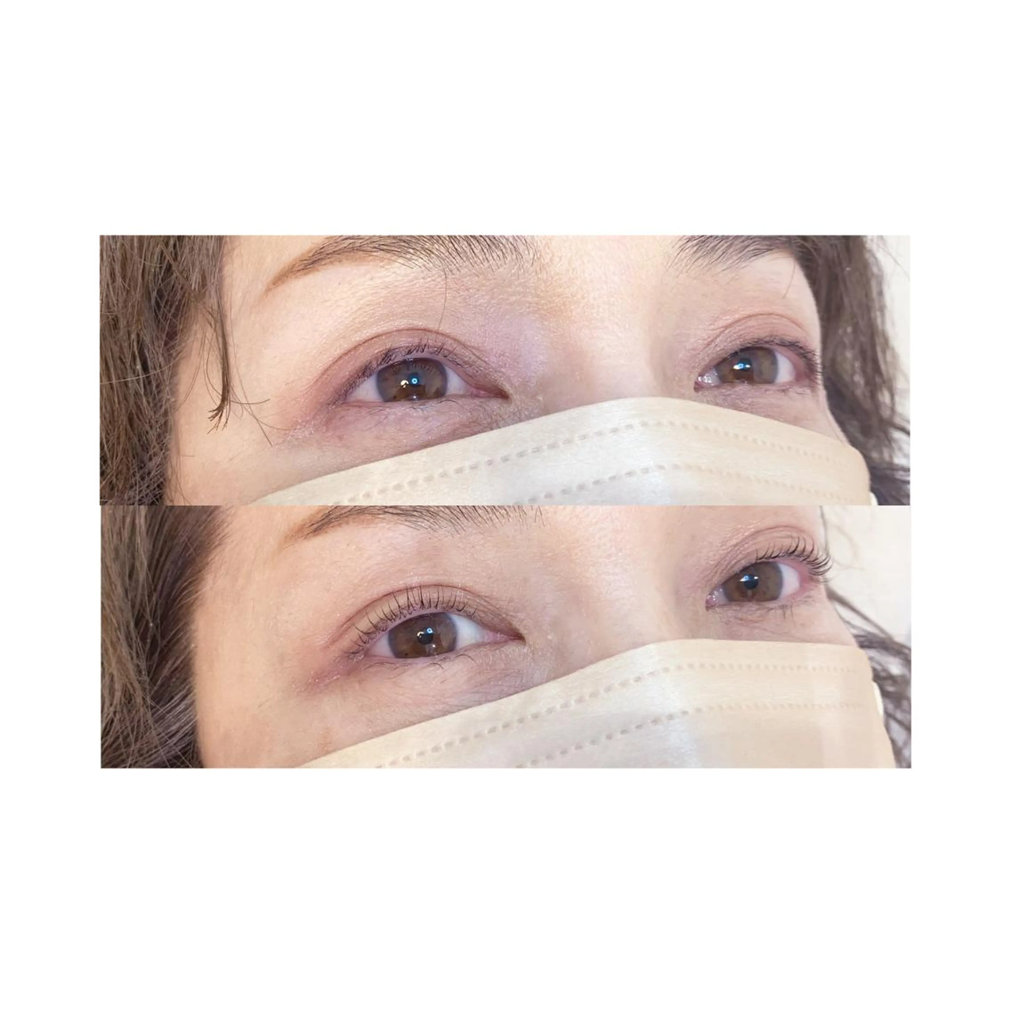 マツエク・マツパ アイブロウ Cカール 一重×まつ毛パーマ プロカラーカレン 藤井寺店のマツエク・マツパデザイン