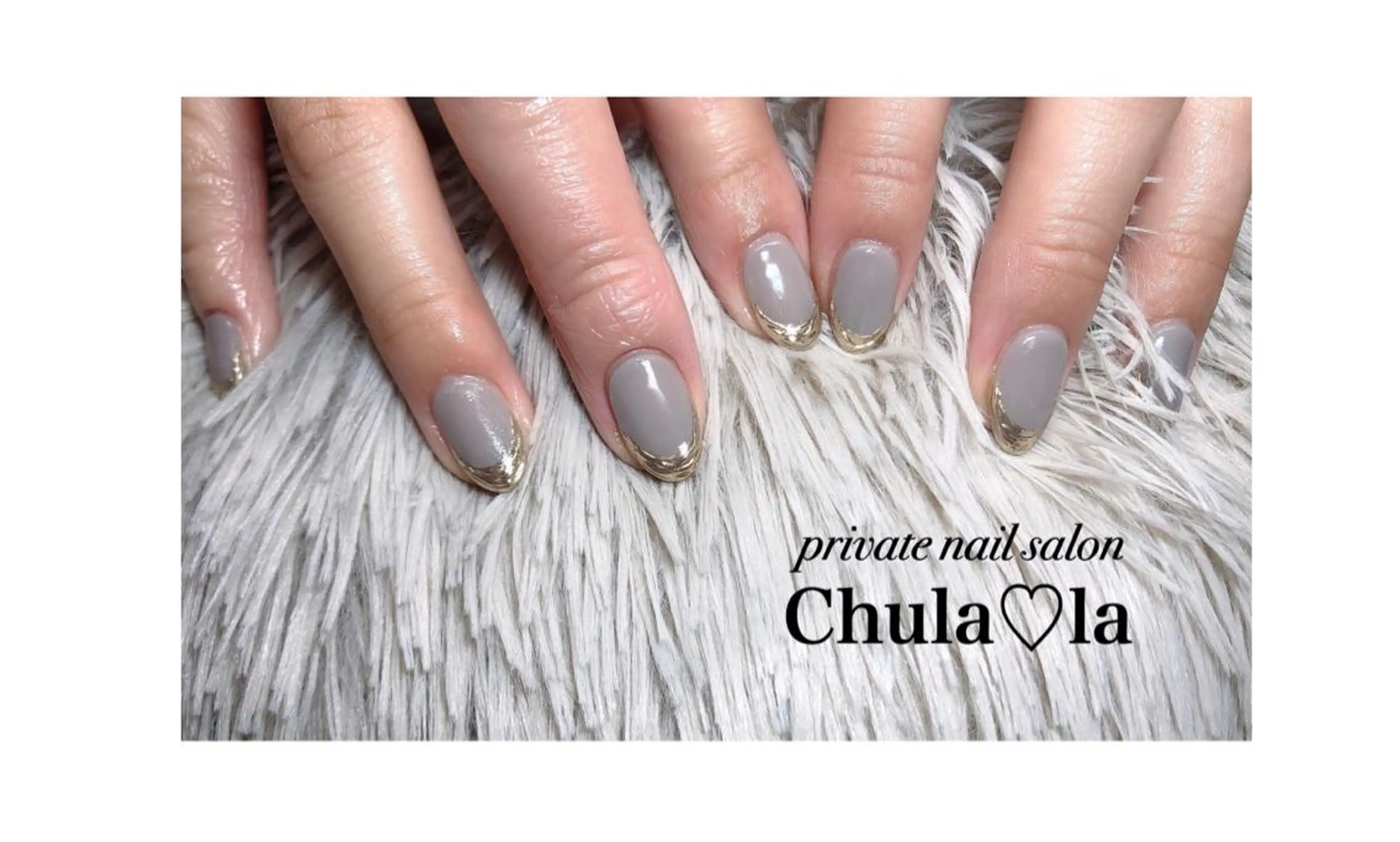 ネイル フレンチネイル ミラーネイル Chula♡la 豊見城市高安のネイルデザイン