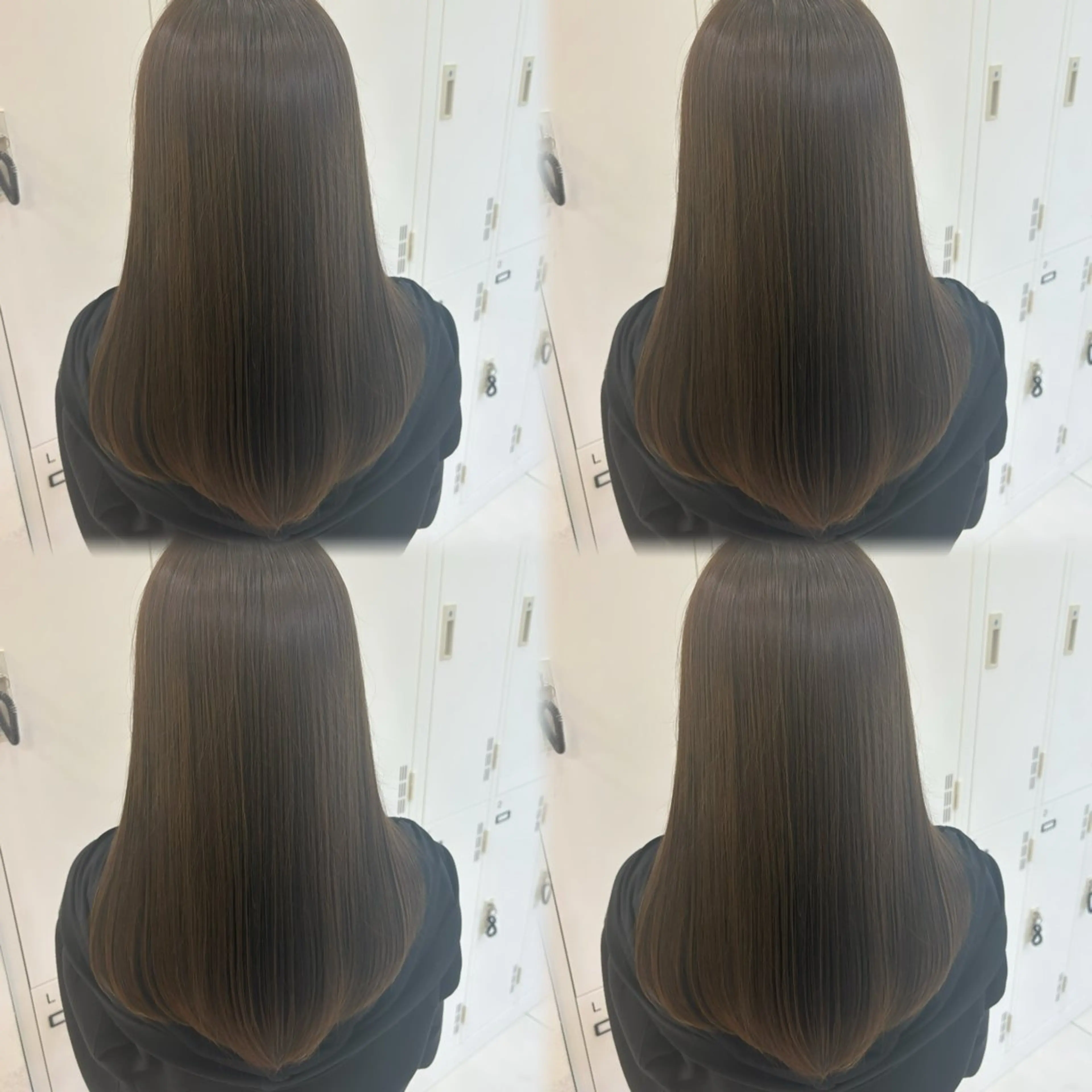 ロング カラー ショートボブ バレイヤージュ ベージュカラー ブリーチ ケアブリーチ ヘアカラー トリートメント 髪質改善/艶カラー/ メンズパーマ/鈴木のヘアスタイル