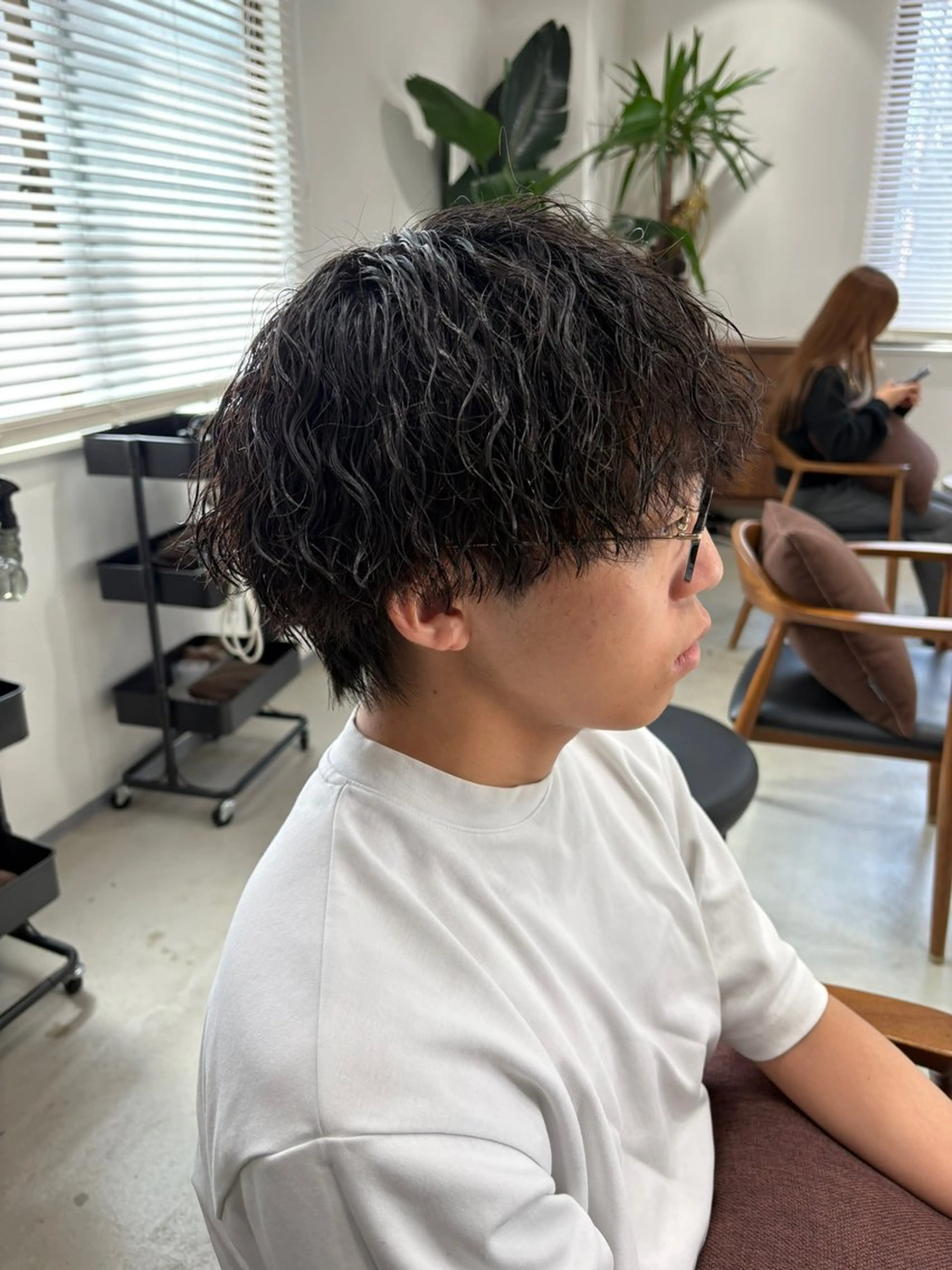 パーマ メンズ メンズパーマ ボブ/レイヤー /河内温太のヘアスタイル