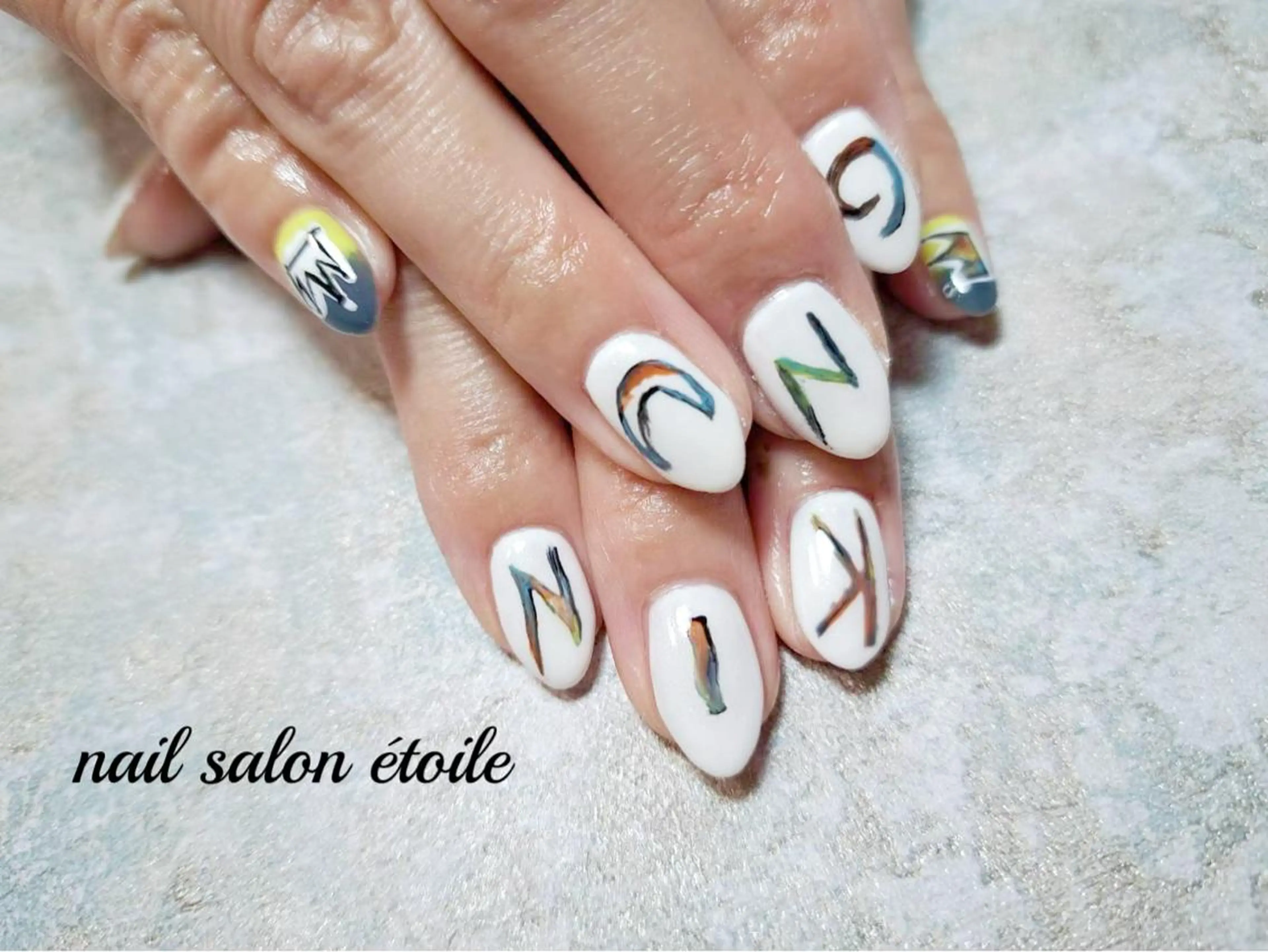 ネイル アートネイル ジェルネイル ハンドネイル nail salon étoileのネイルデザイン