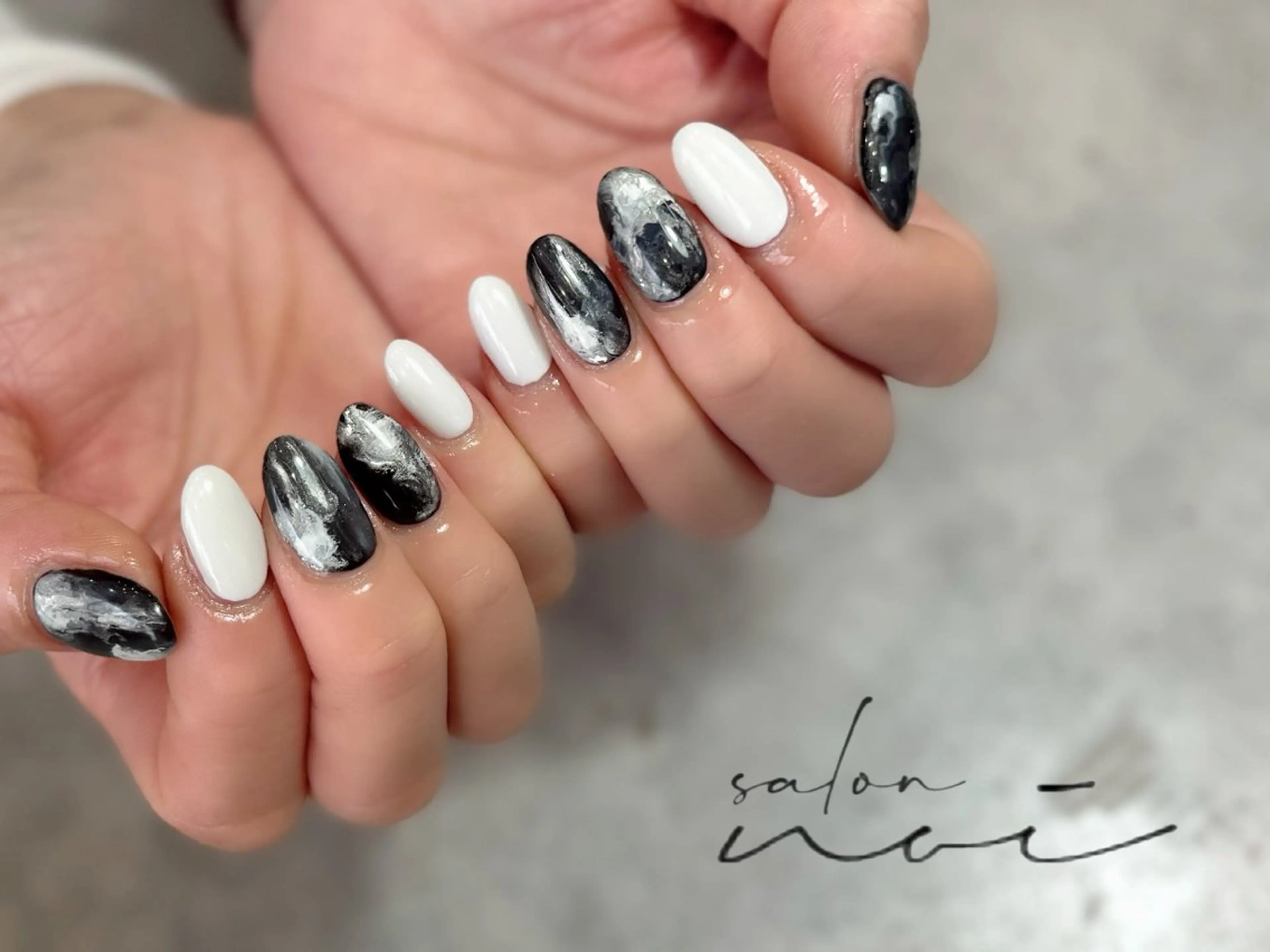 ネイル ニュアンスネイル ハンドネイル salon noiのネイルデザイン