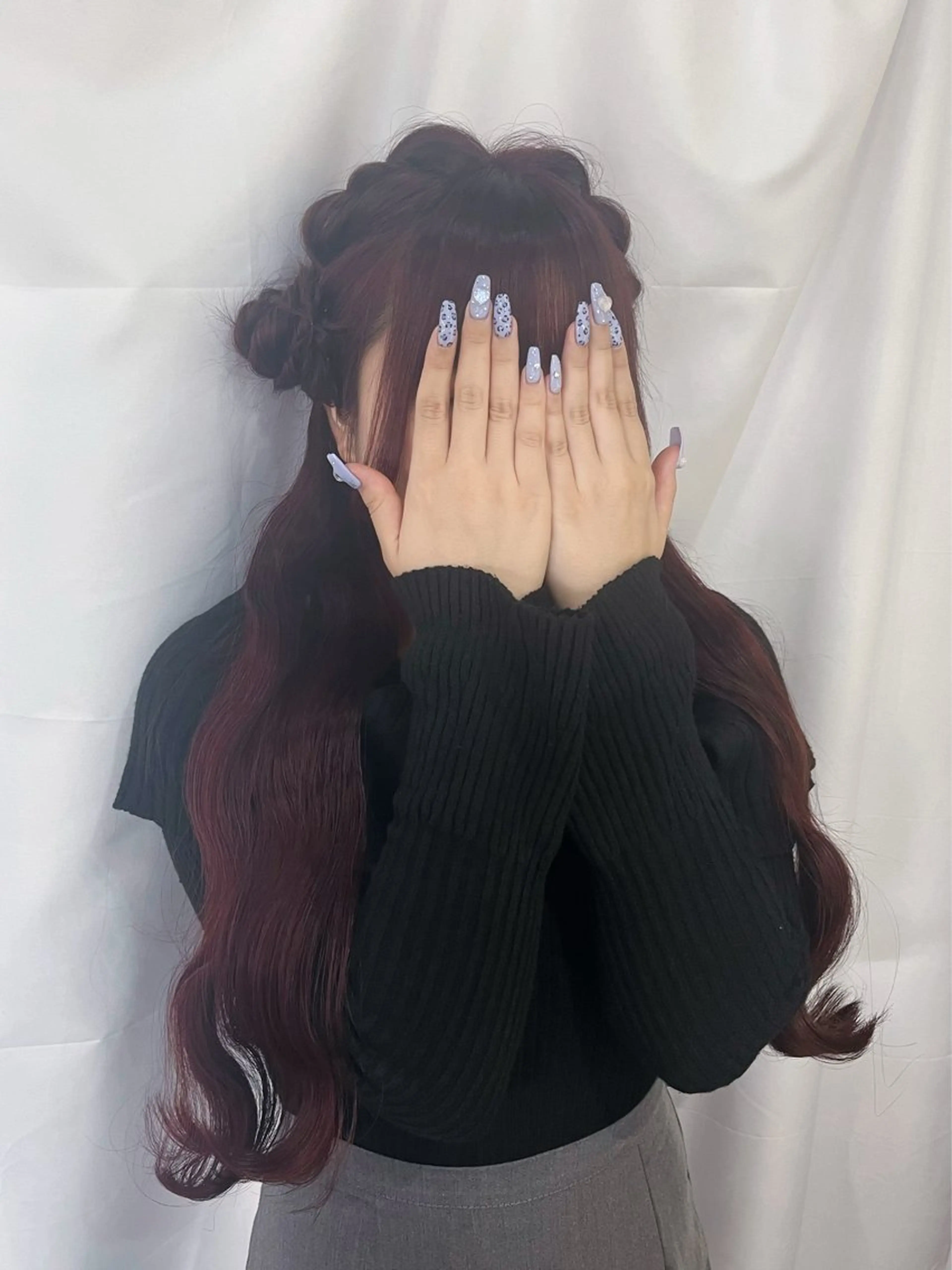 ヘアアレンジ ヘアセット ハイトーンカラー💞 くるみ🎀のヘアスタイル