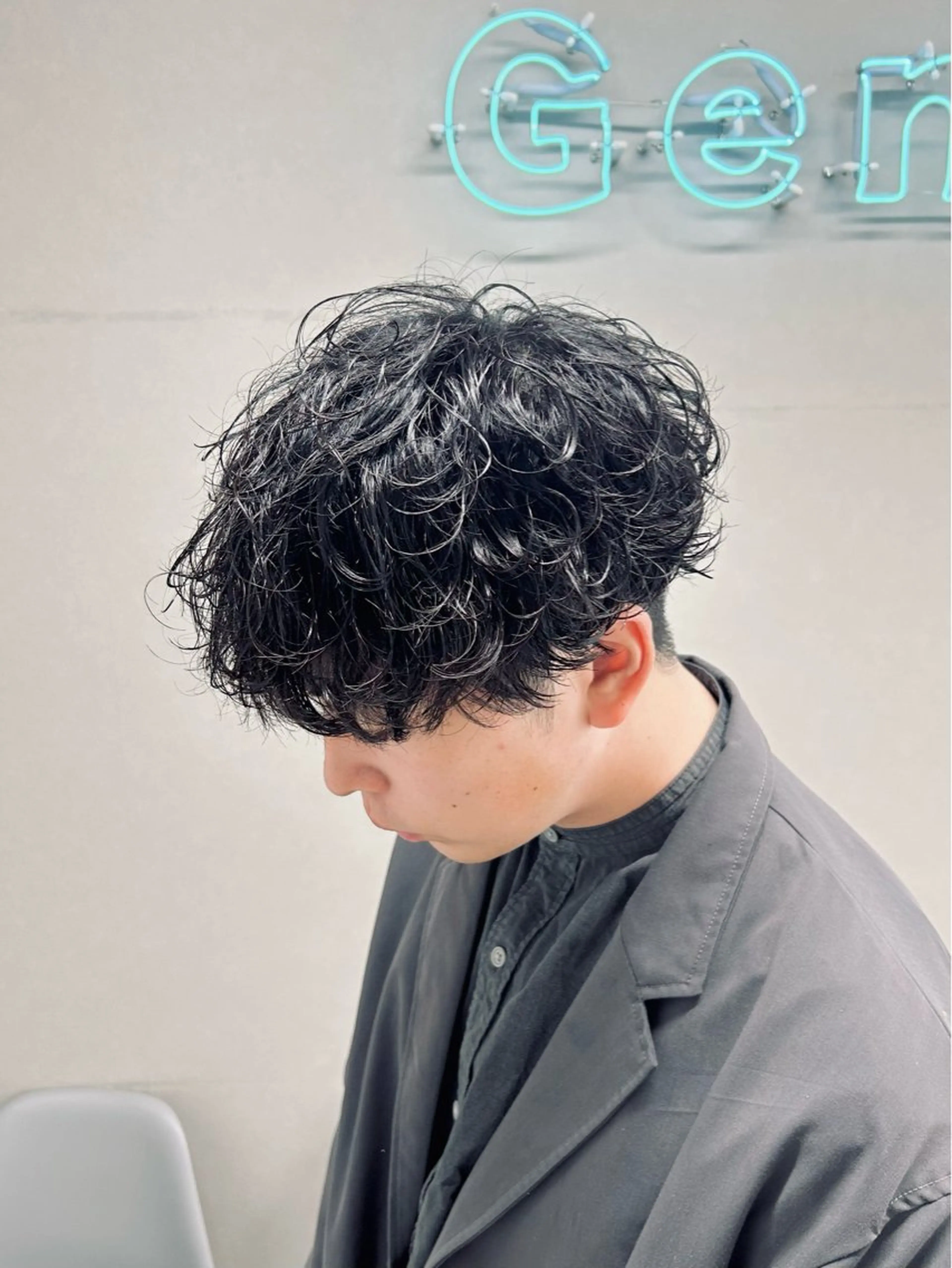ショート パーマ メンズ 🏁メンズパーマ/ RYOYAのヘアスタイル