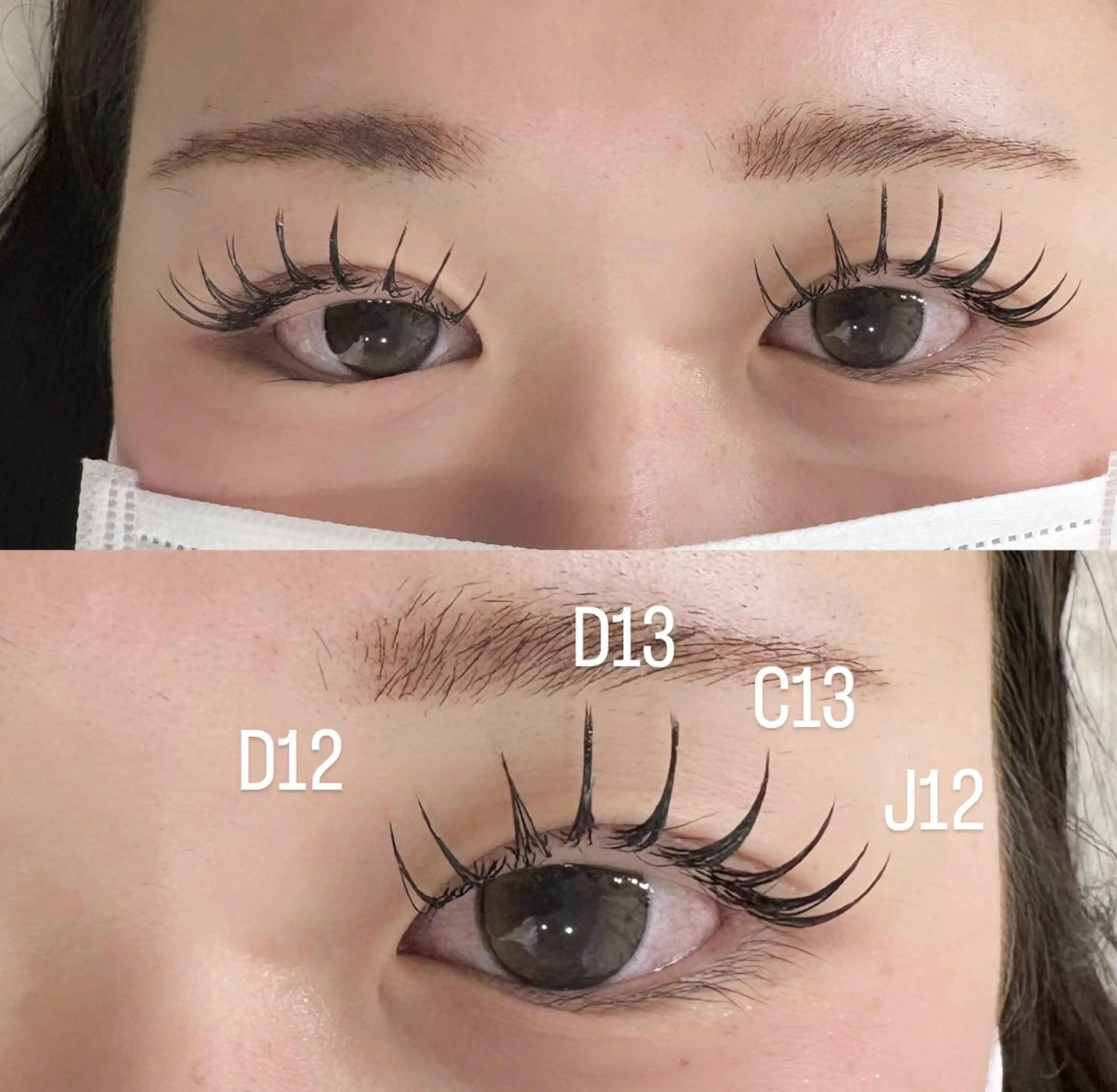 マツエク・マツパ フラットラッシュ Holus Moriguchiのマツエク・マツパデザイン