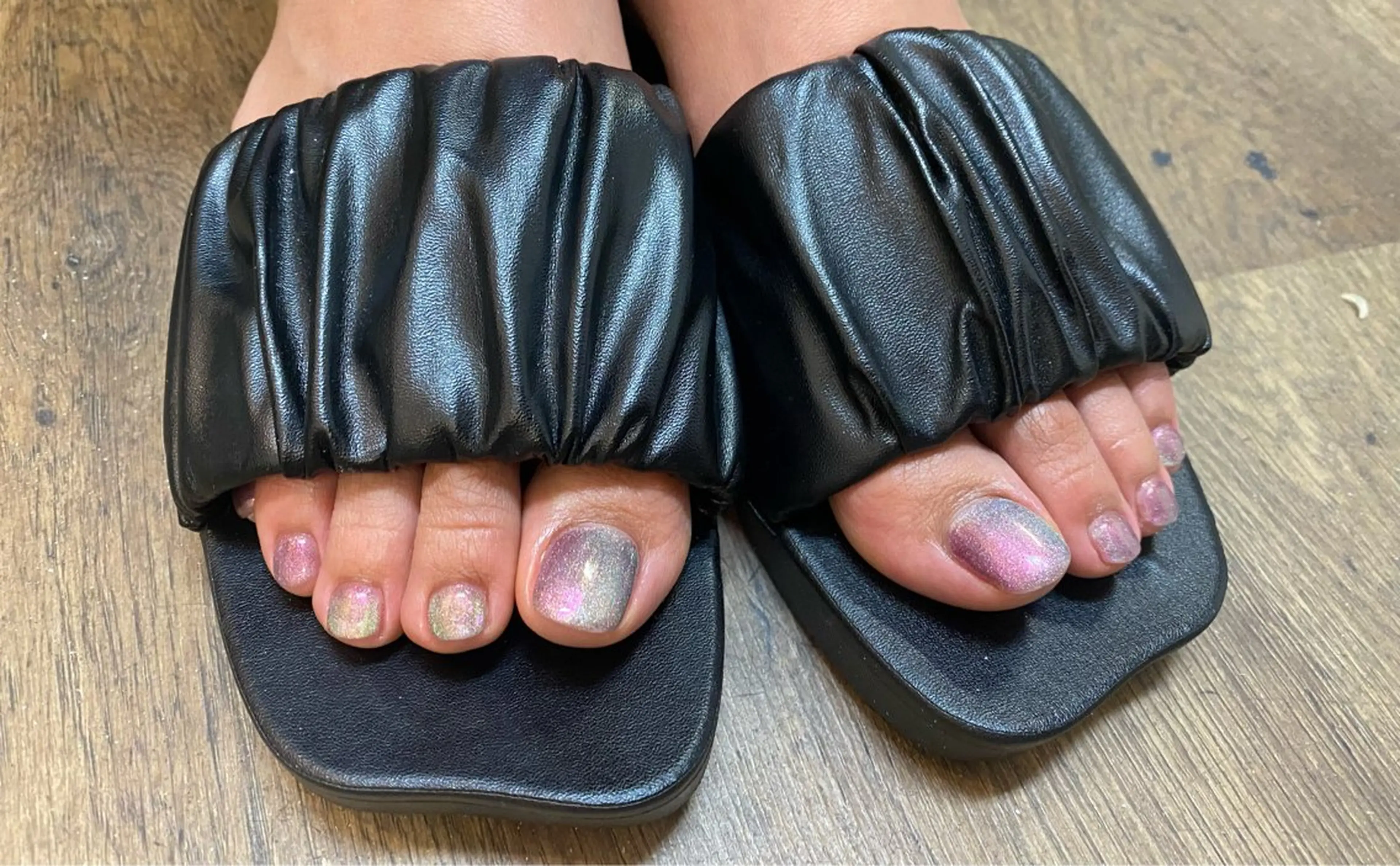 フットバス付きオフ込み＊艶々フット1カラー🌷の写真