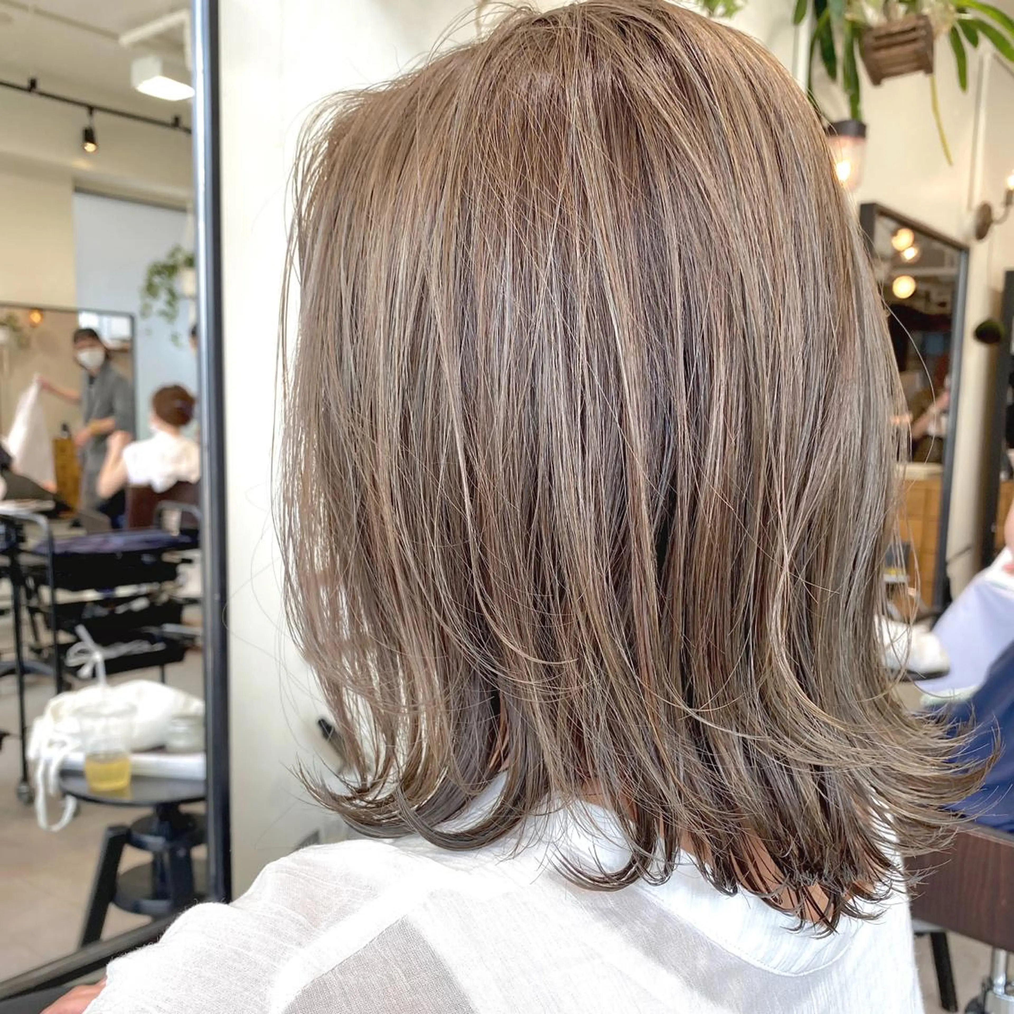 ミディアム カラー ヘアアレンジ カット ヘアカラー トリートメント ヘッドスパ 【ダメージレス施術】 【透明感】北村 拓也のヘアスタイル