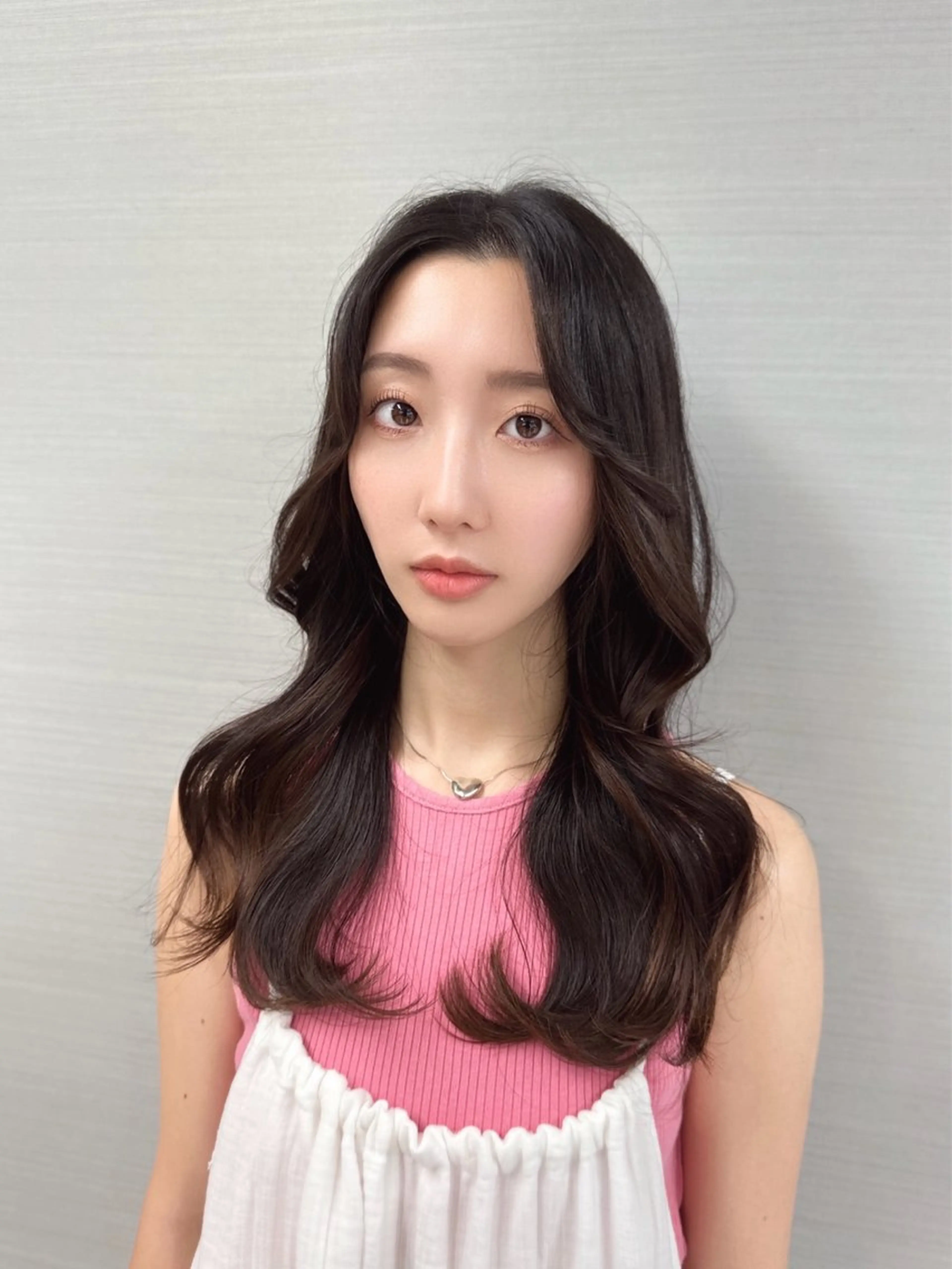 ミディアム カラー 韓国ヘア 店長NEGIのヘアスタイル