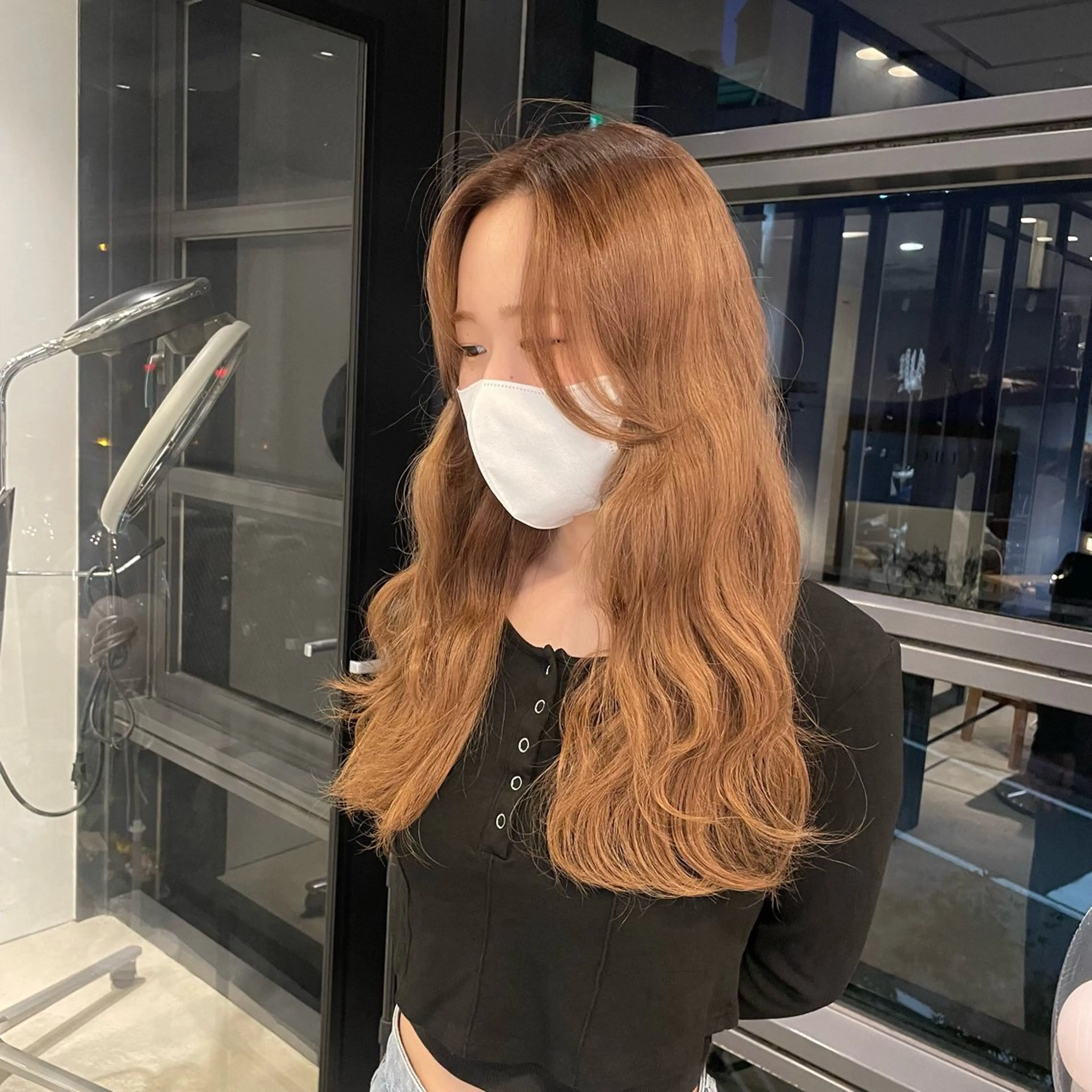 ロング カラー 後藤 香乃のヘアスタイル