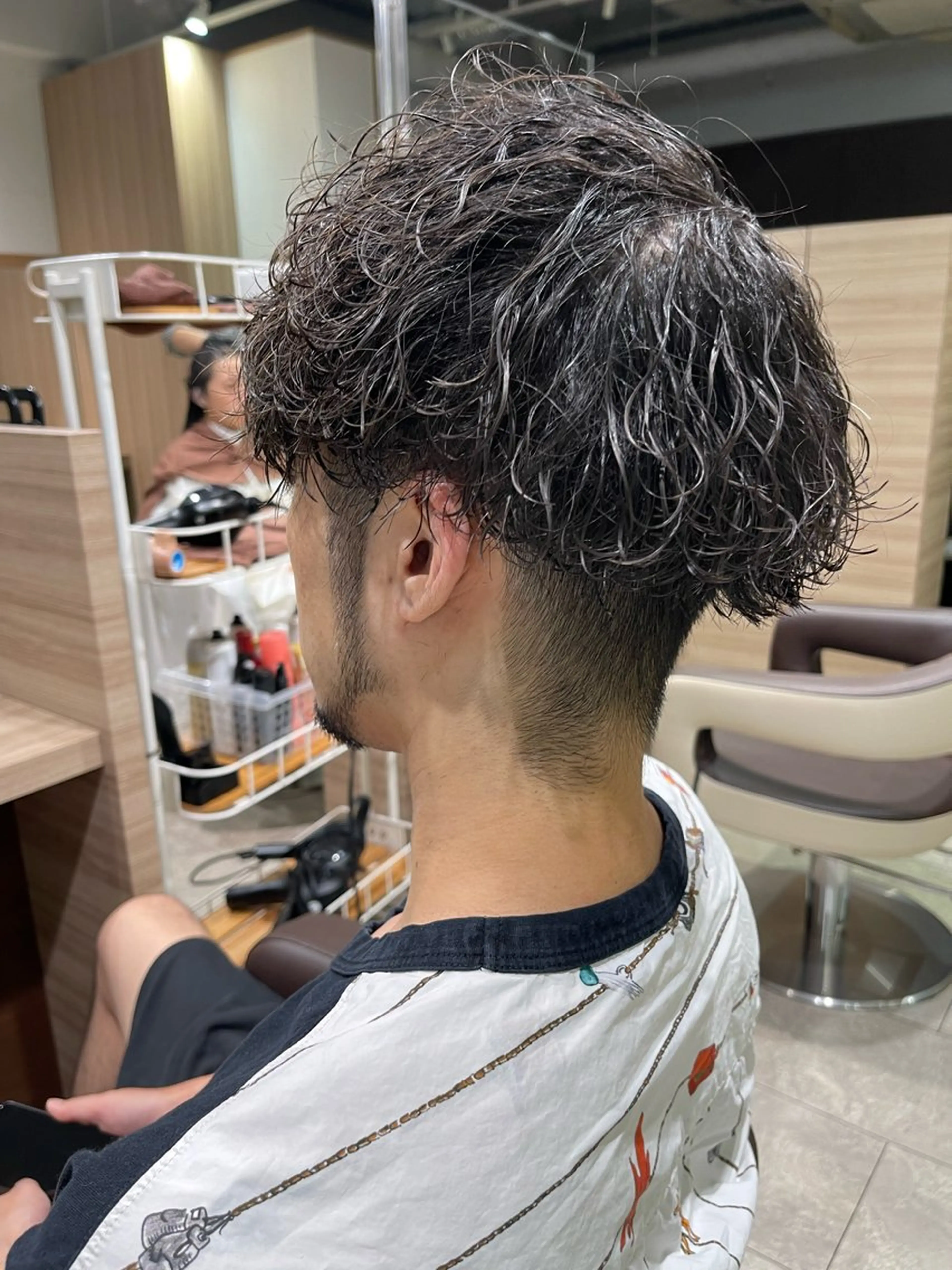 パーマ メンズ カット パーマ トリートメント ヘッドスパ 髪質改善/艶カラー /井上華のヘアスタイル