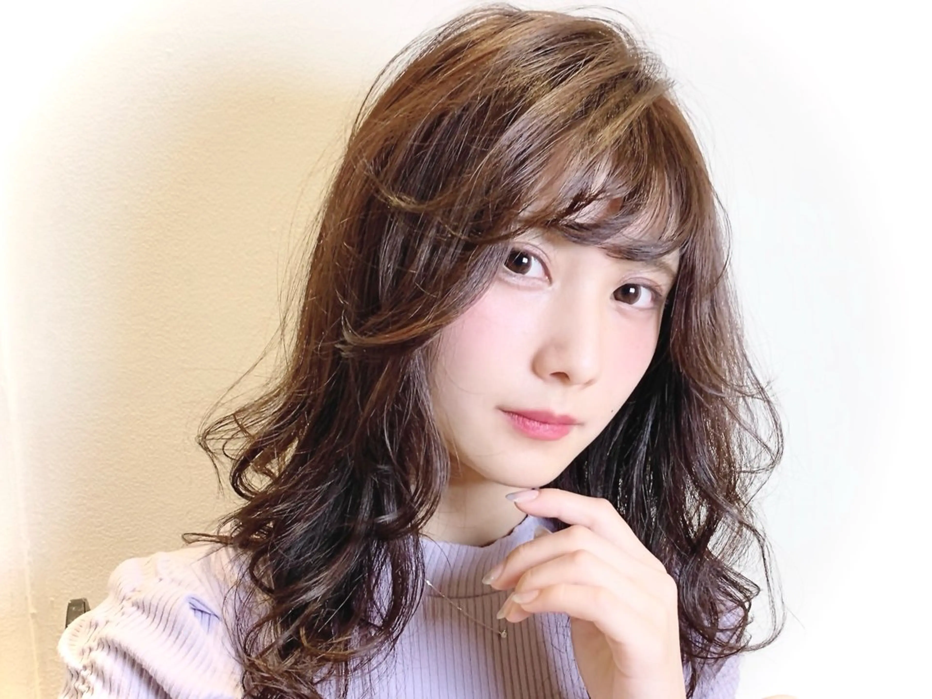 ミディアム LUMIA/オーナー 西田わかばのヘアスタイル