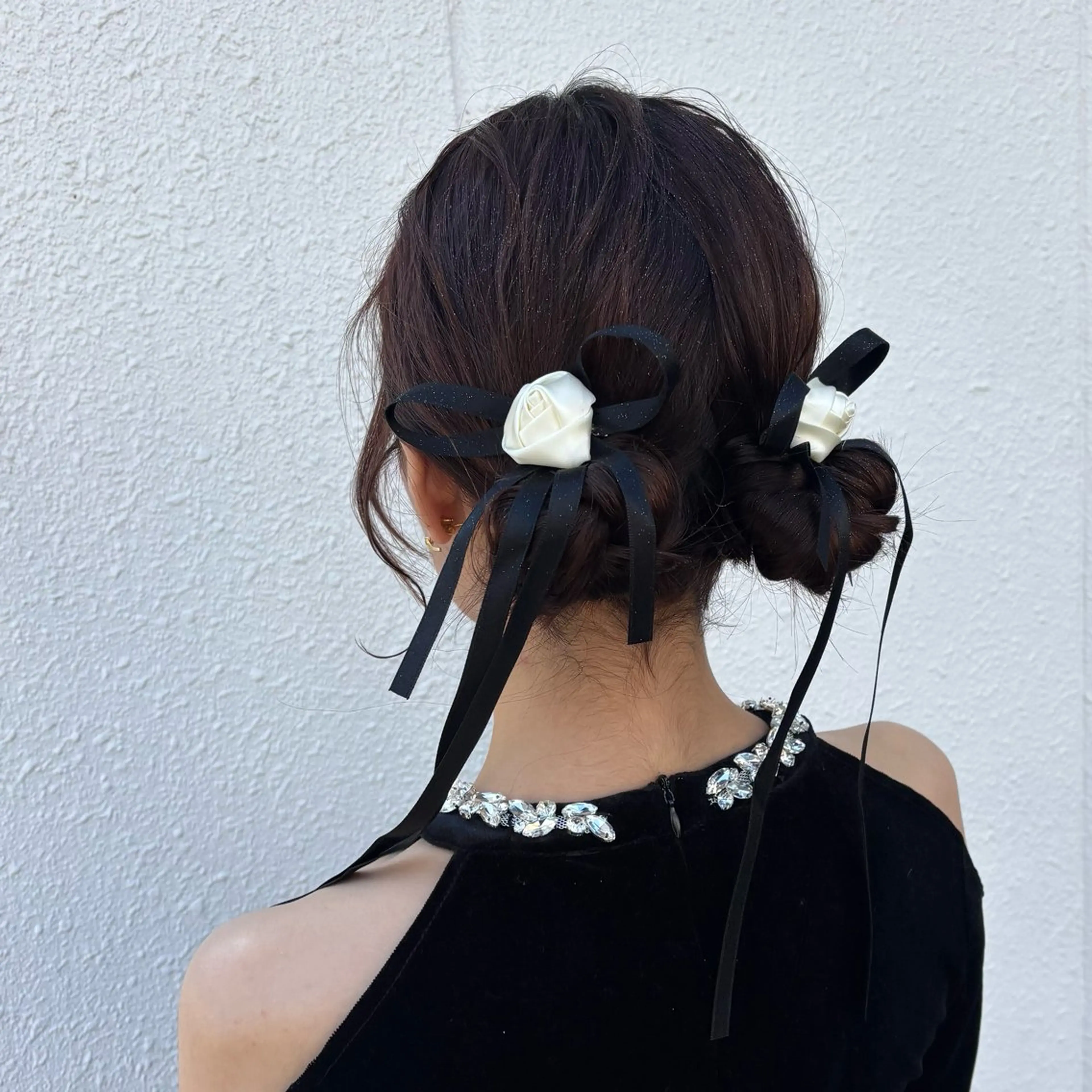 セミロング ヘアセット 🎀ハイトーン/ 艶カラー/夕月🎀のヘアスタイル