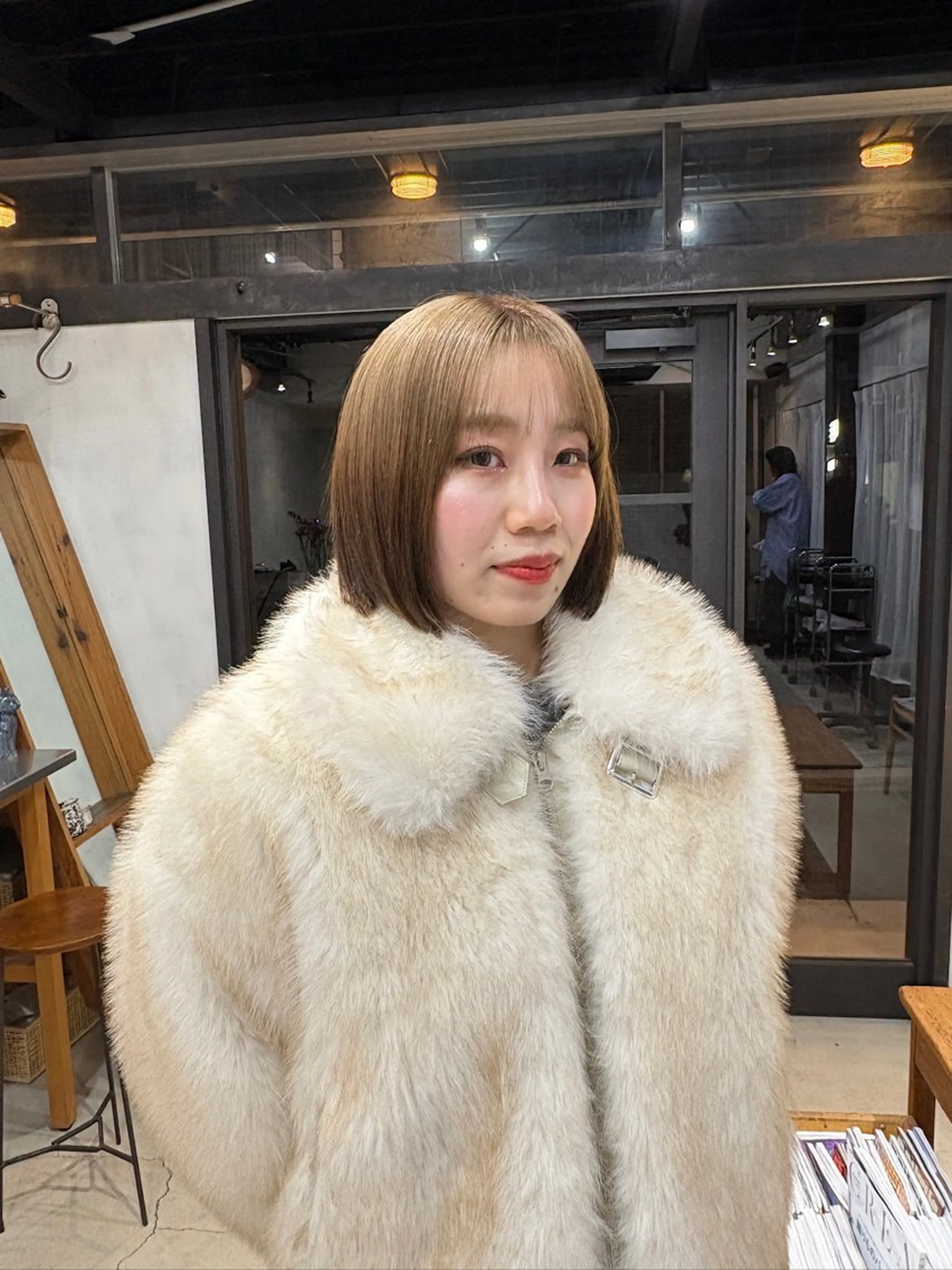 ショート カラー ベージュカラー ヘアカラー トリートメント 京都/カラー/松野 翔のヘアスタイル