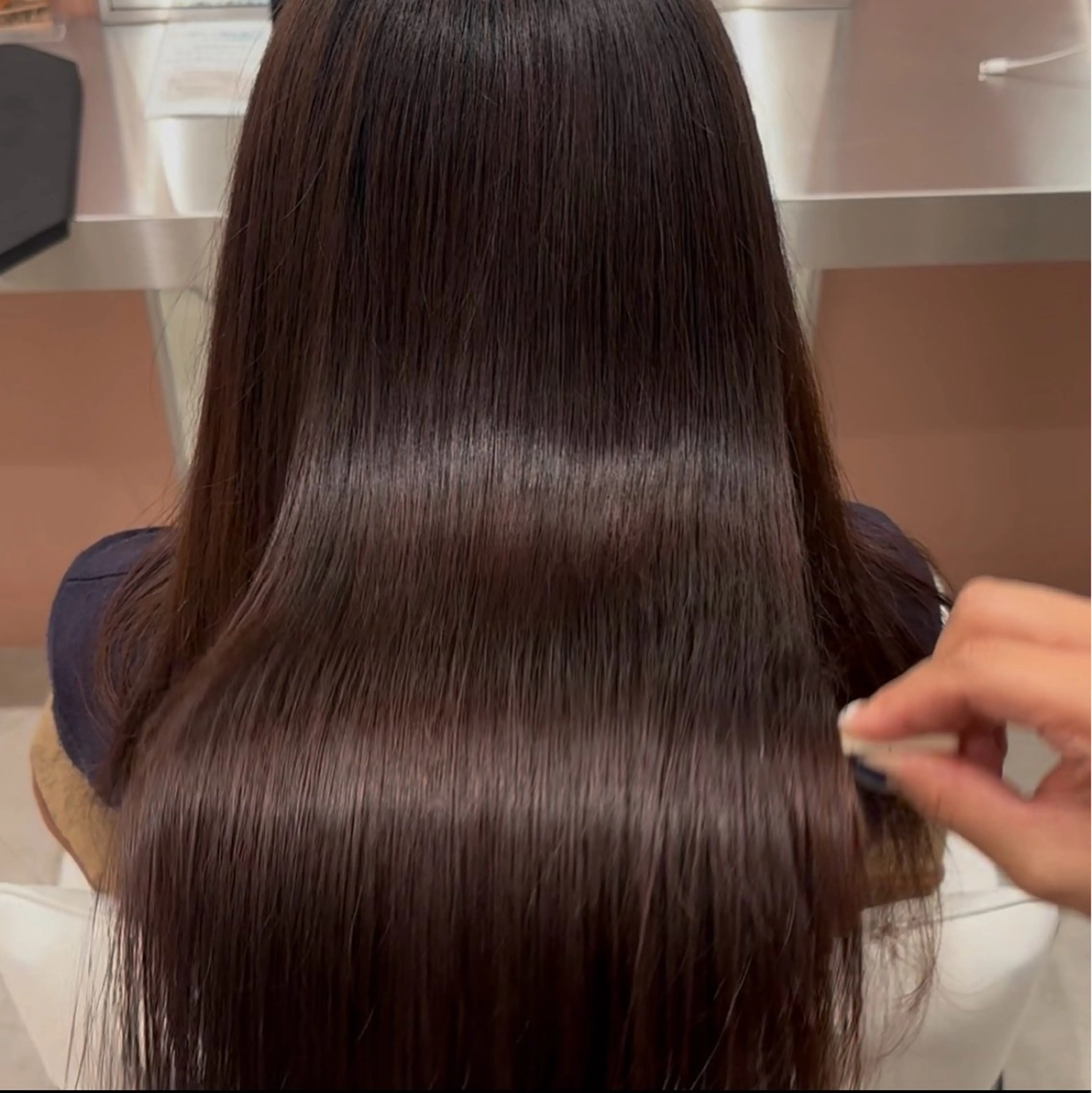 ロング カラー ヘアカラー トリートメント 🌺ダブルカラー/ 艶カラー🌺momoのヘアスタイル