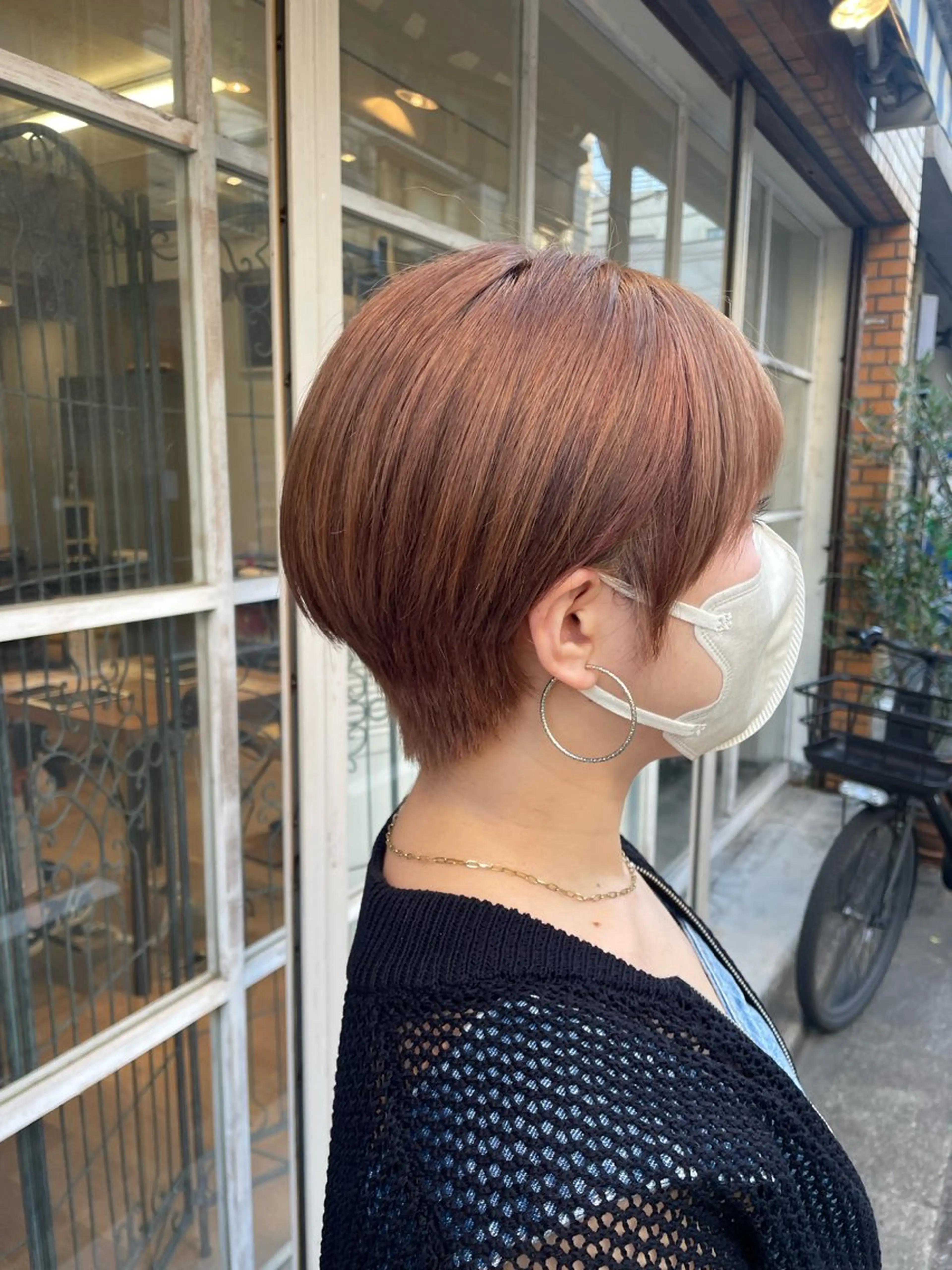 ショート カット ヘアカラー トリートメント ハイレート🤍🫧 池田のヘアスタイル