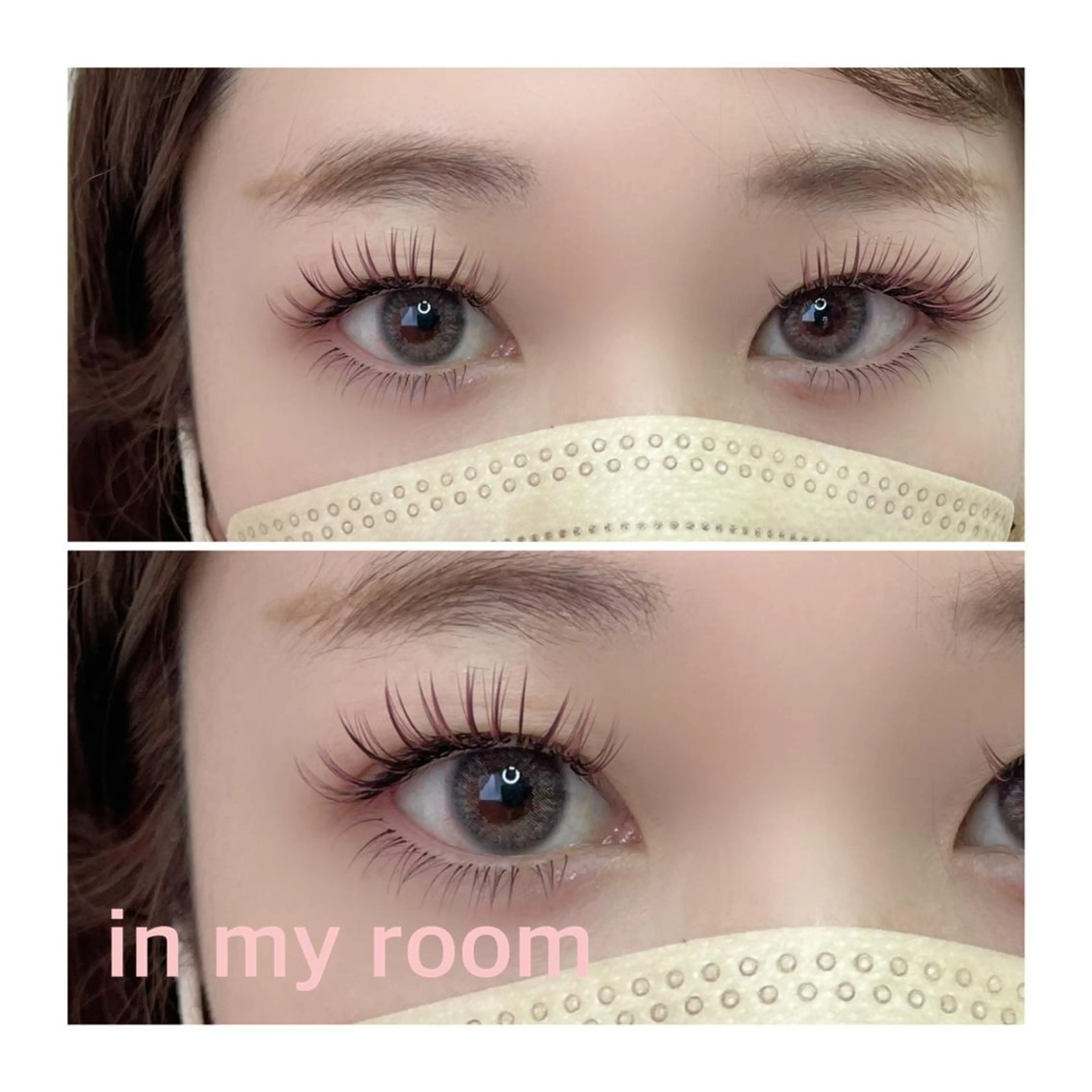 マツエク・マツパ カラーマツエク マツエク ☽𝘀𝗵𝗶 𝘀𝗵𝗶☽のマツエク・マツパデザイン