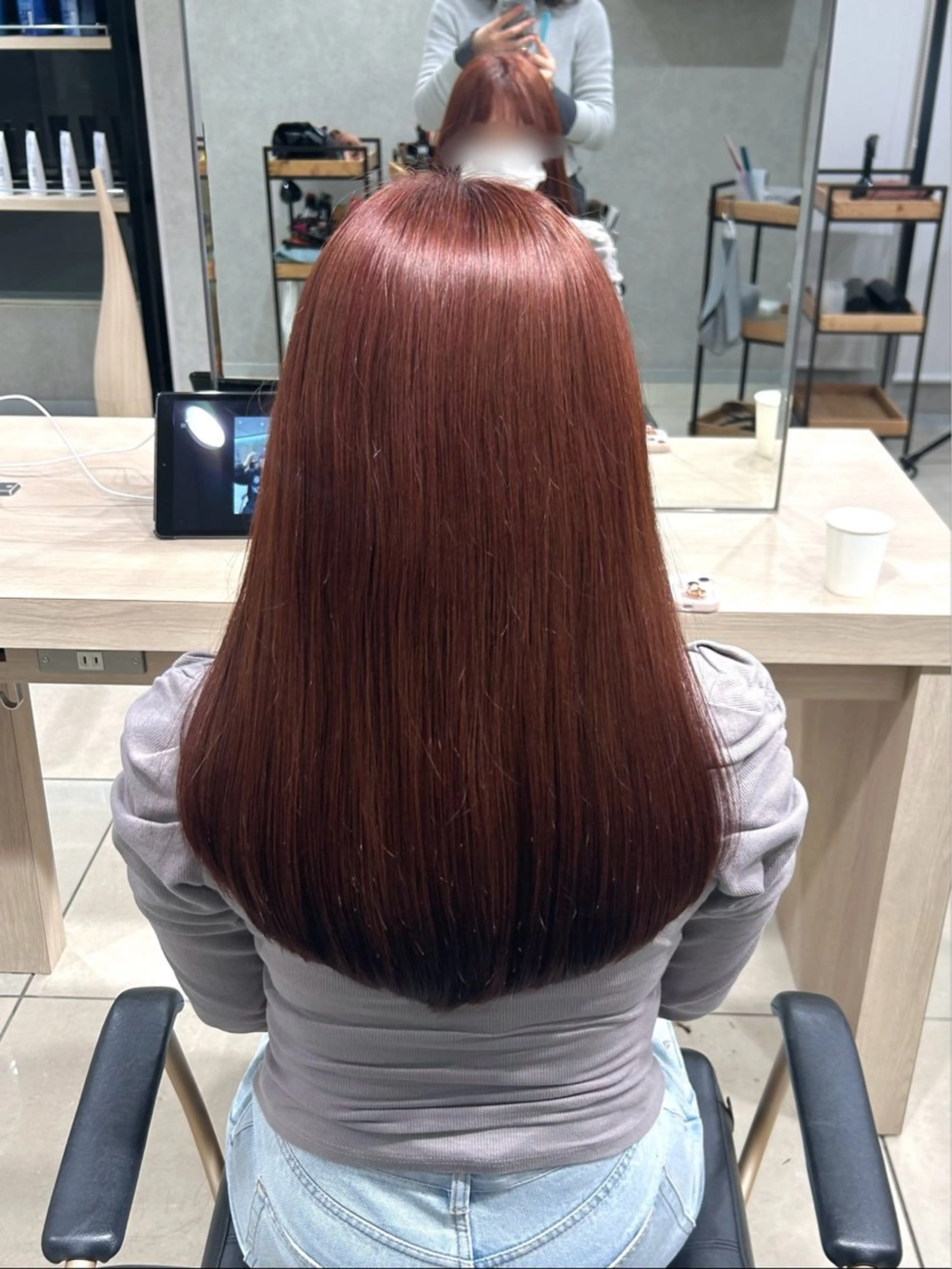 ロング 【🎀推し デザイン カラー】小池 雪奈のヘアスタイル